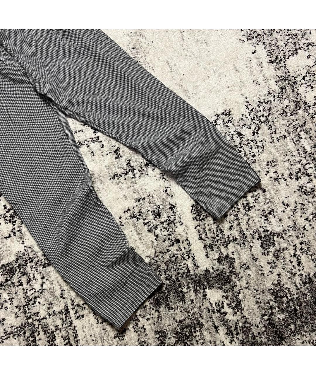 FABIANA FILIPPI Серые шерстяные прямые брюки, фото 3