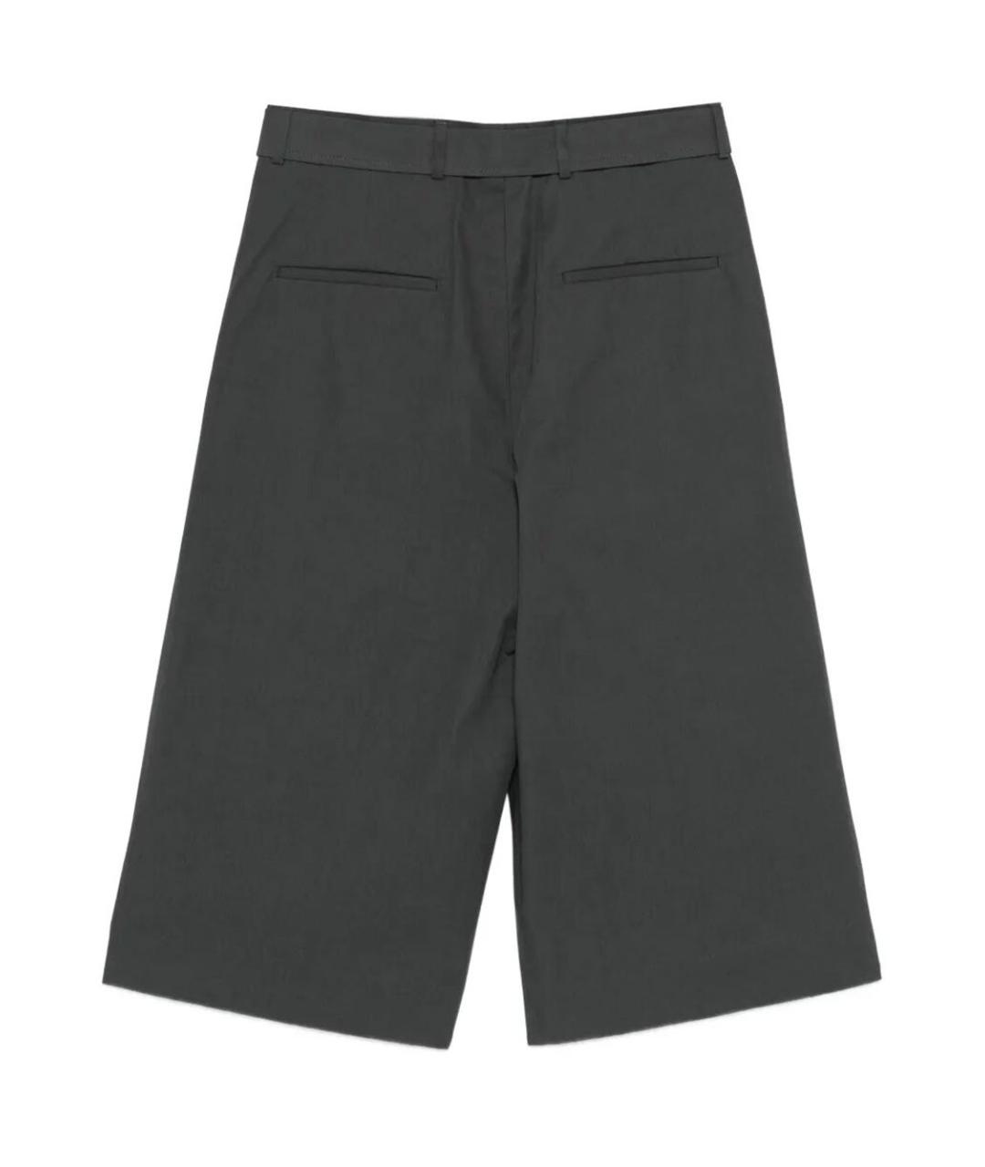 DRIES VAN NOTEN Серые хлопковые шорты, фото 2