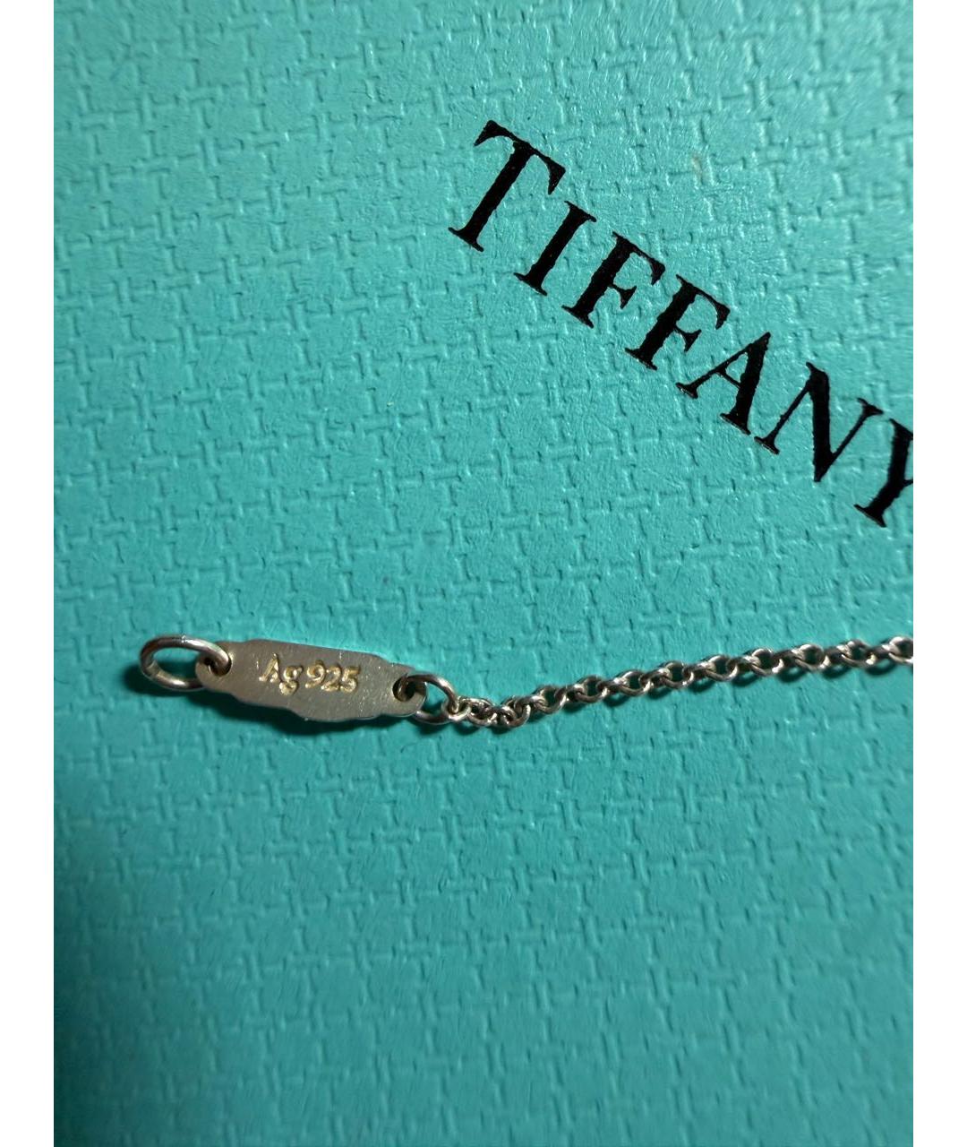 TIFFANY&CO Бирюзовое серебряное колье, фото 3