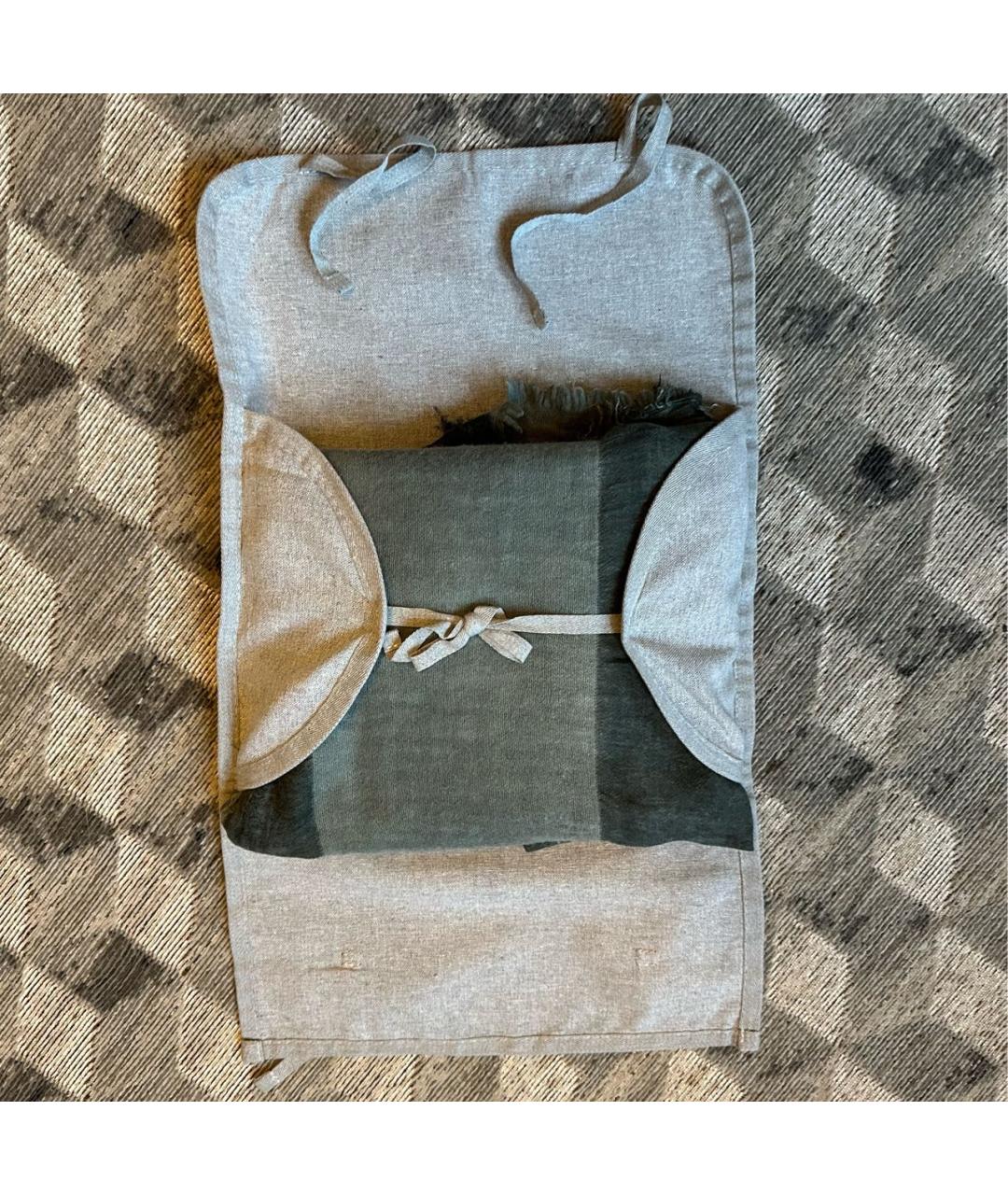 BRUNELLO CUCINELLI Серый платок, фото 5