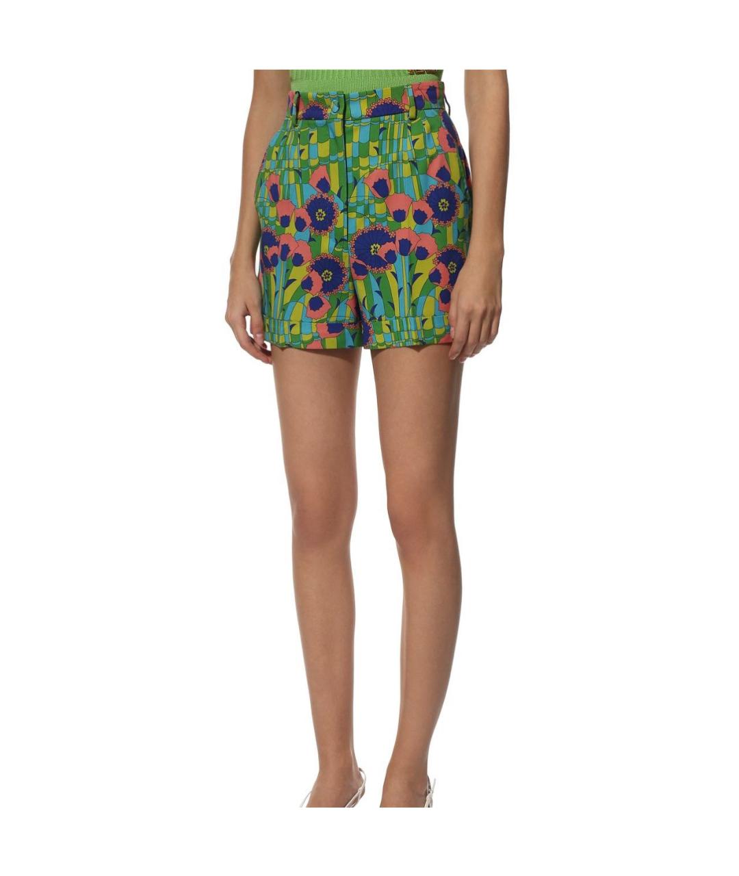 DOLCE&GABBANA Мульти шерстяные шорты, фото 3