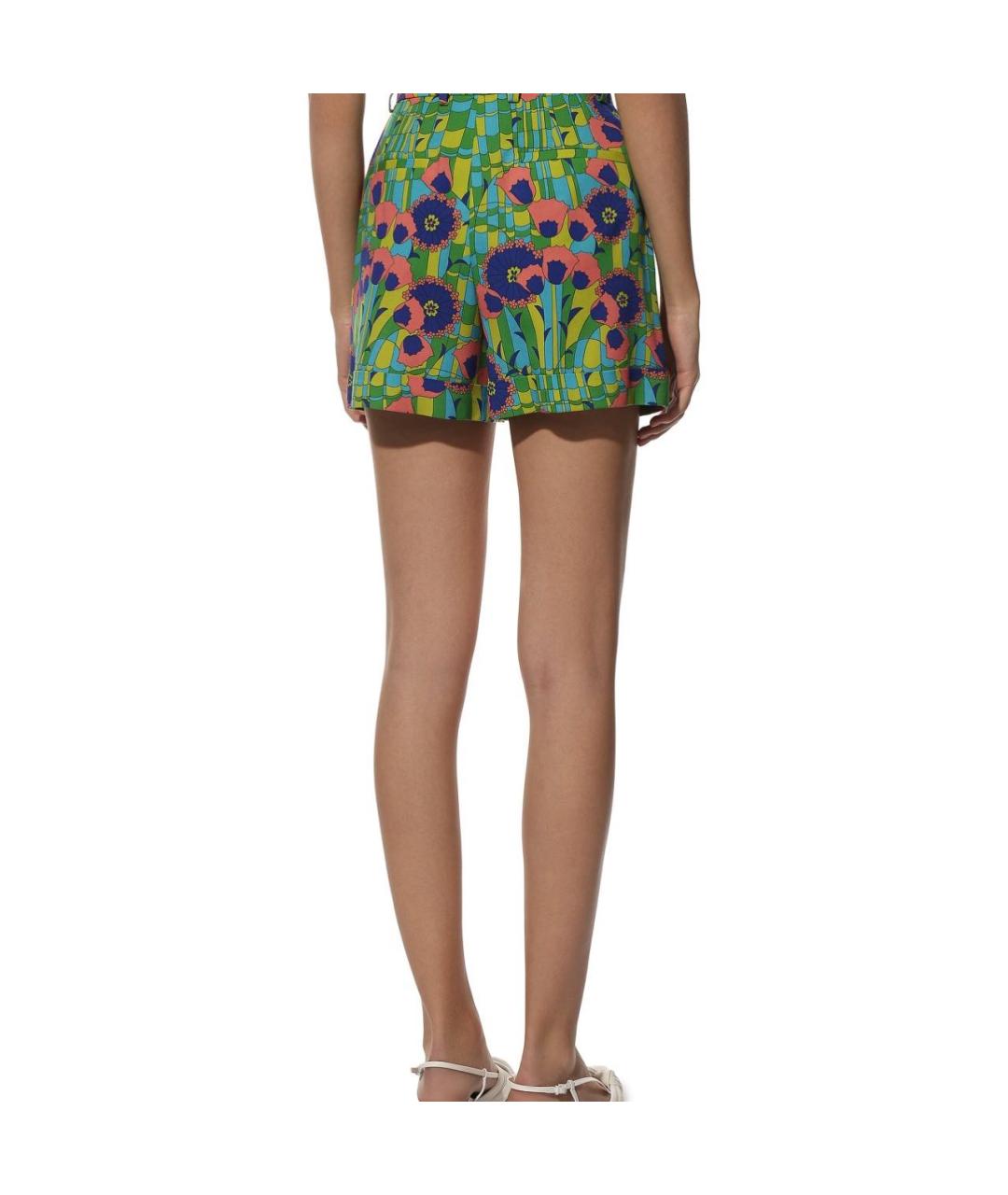 DOLCE&GABBANA Мульти шерстяные шорты, фото 4