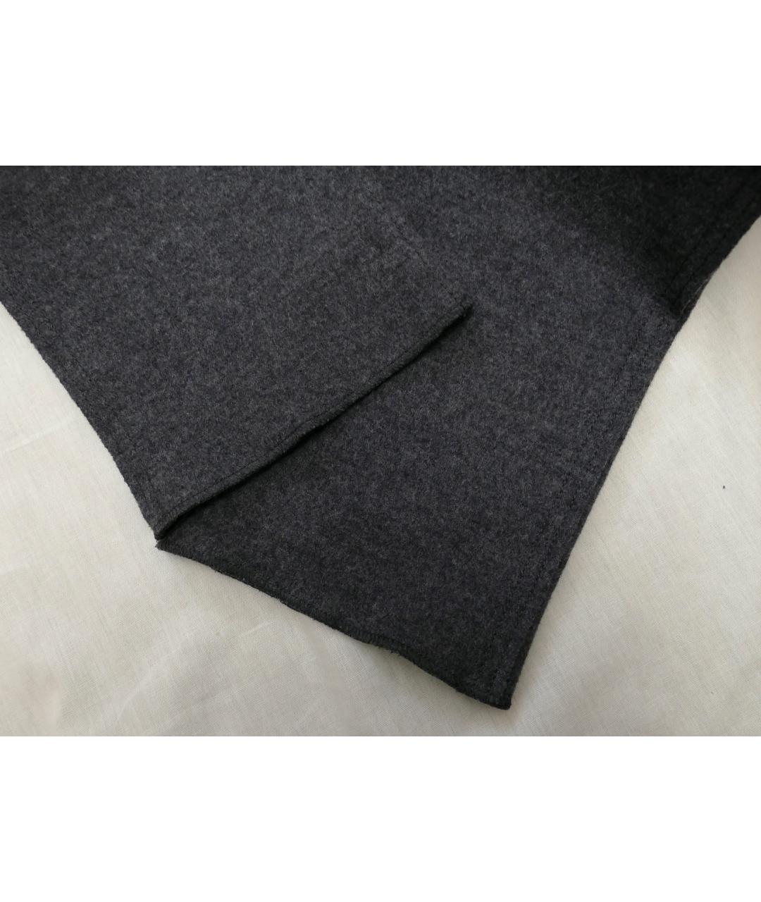 DOLCE&GABBANA Серые шерстяные брюки чинос, фото 9