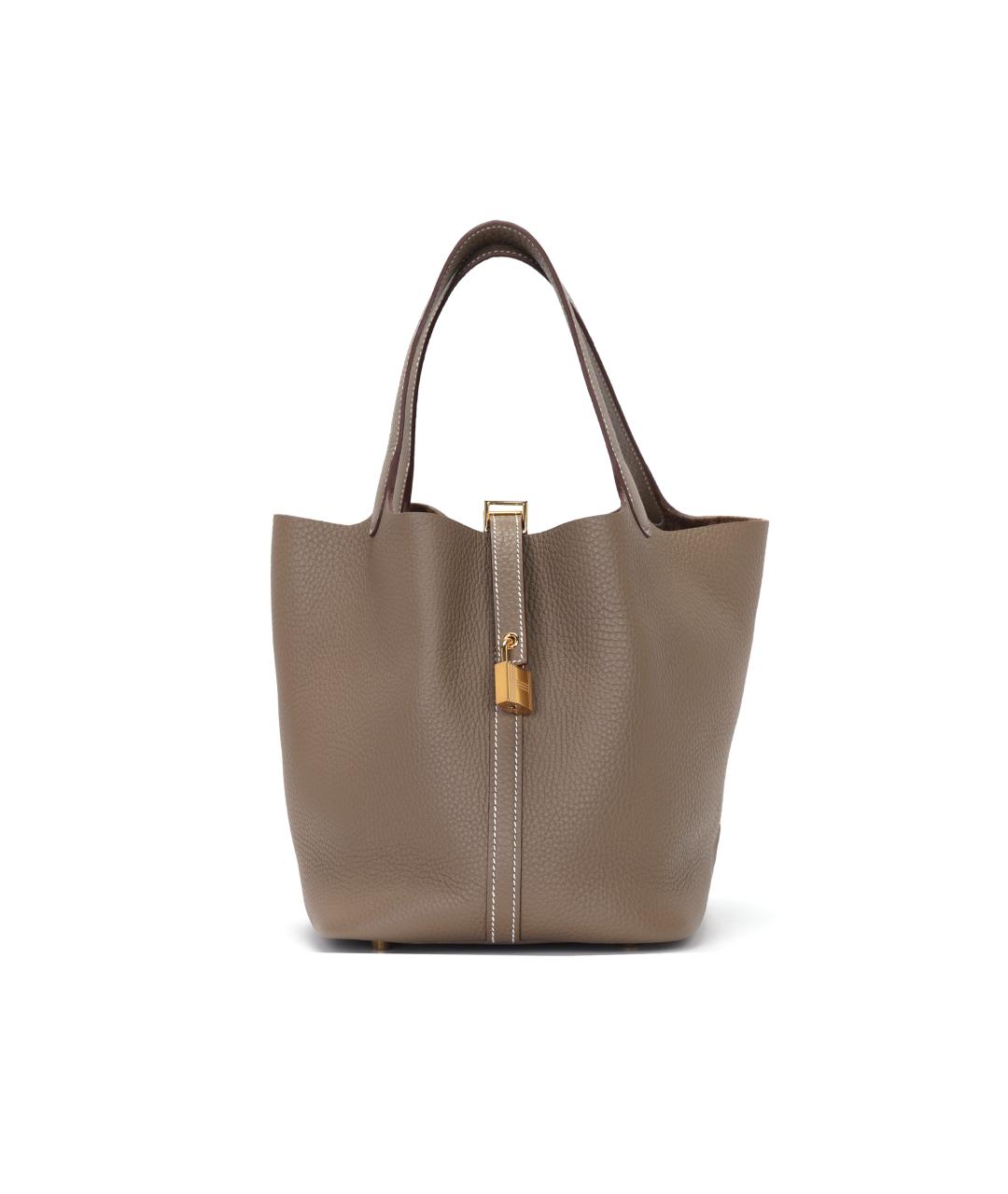 HERMES Коричневая кожаная сумка через плечо, фото 2