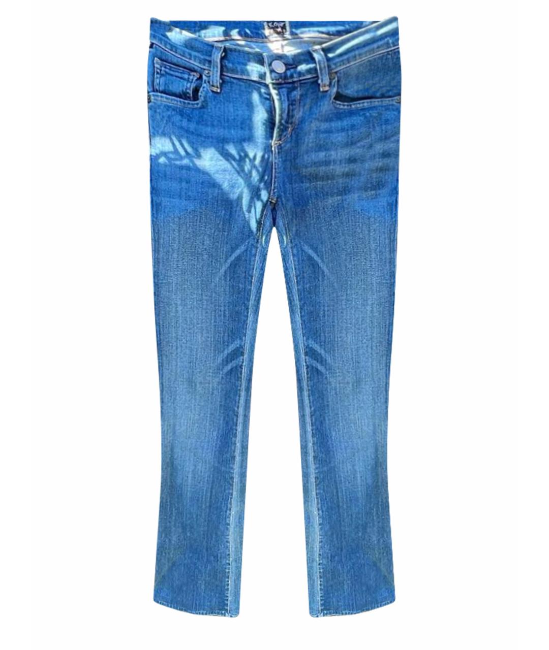 Citizien Of Humanity Голубые хлопко-эластановые джинсы клеш, фото 1
