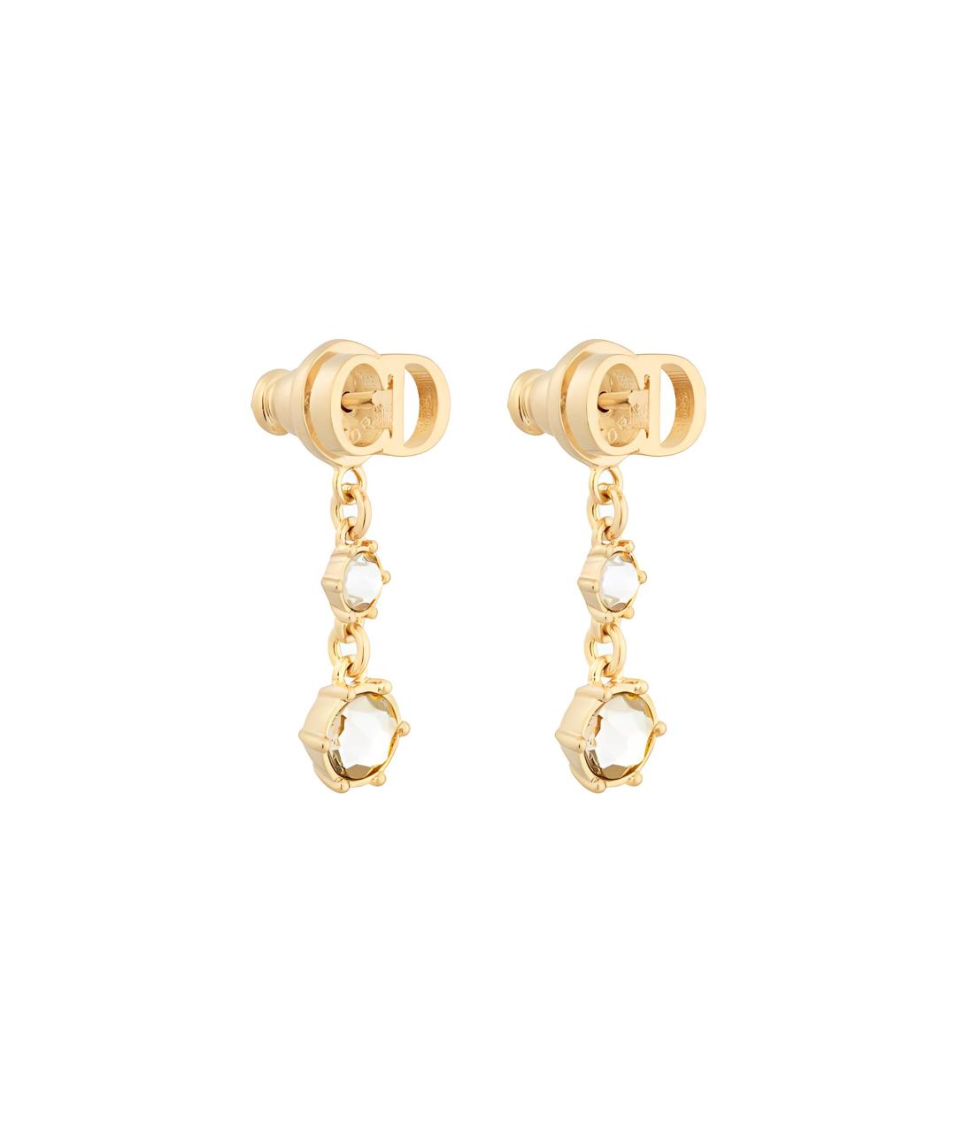 CHRISTIAN DIOR Золотые серьги, фото 2