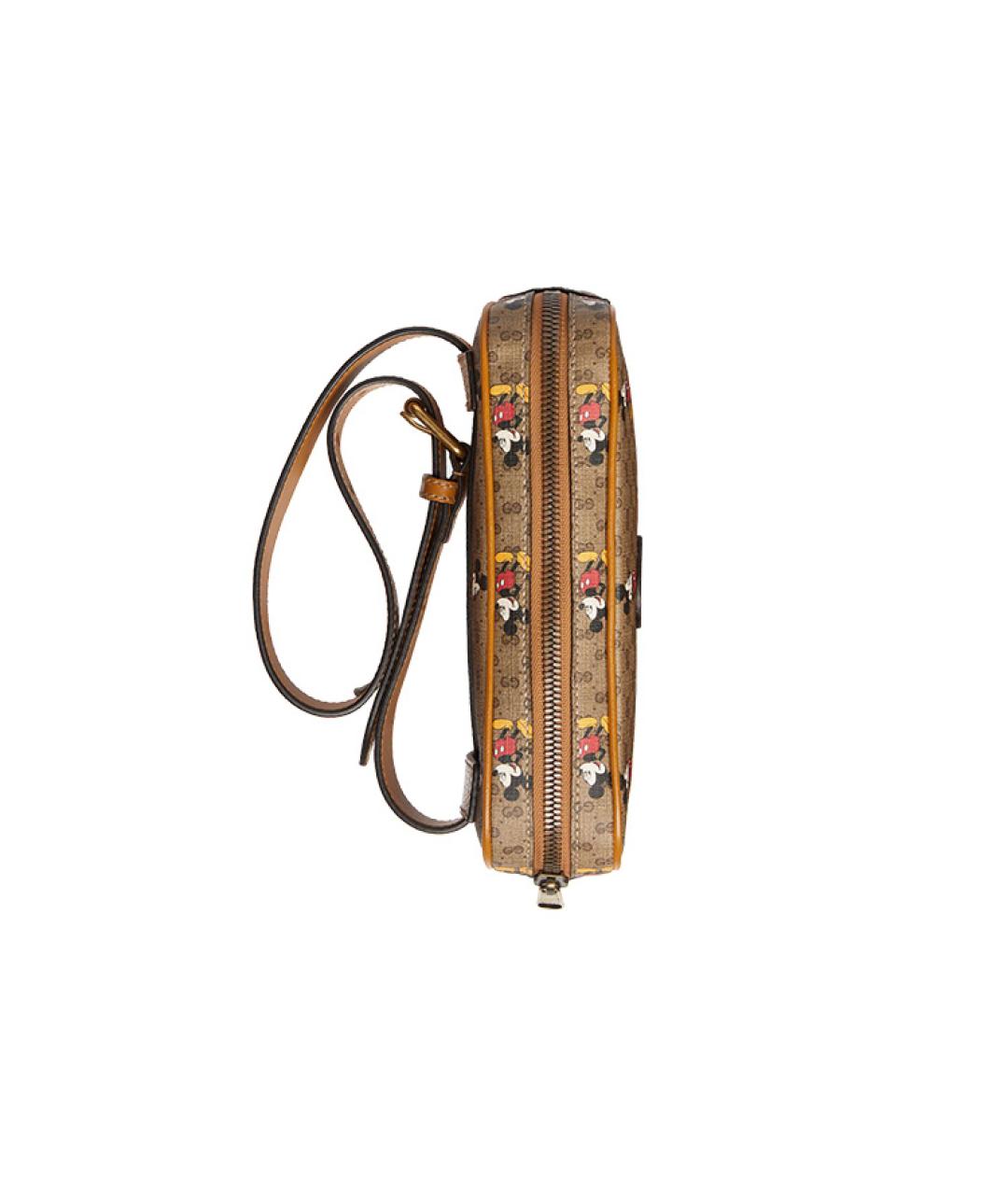 GUCCI Коричневая поясная сумка, фото 4