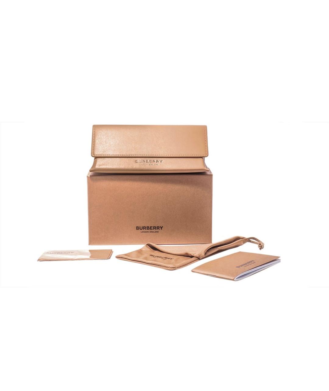 BURBERRY Синие пластиковые солнцезащитные очки, фото 4