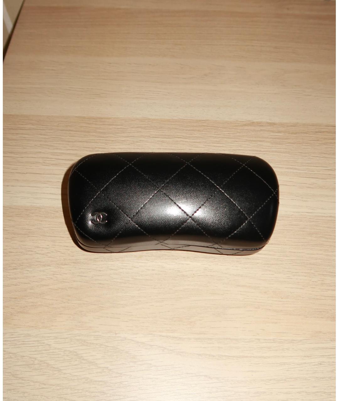 CHANEL Коричневые металлические солнцезащитные очки, фото 8