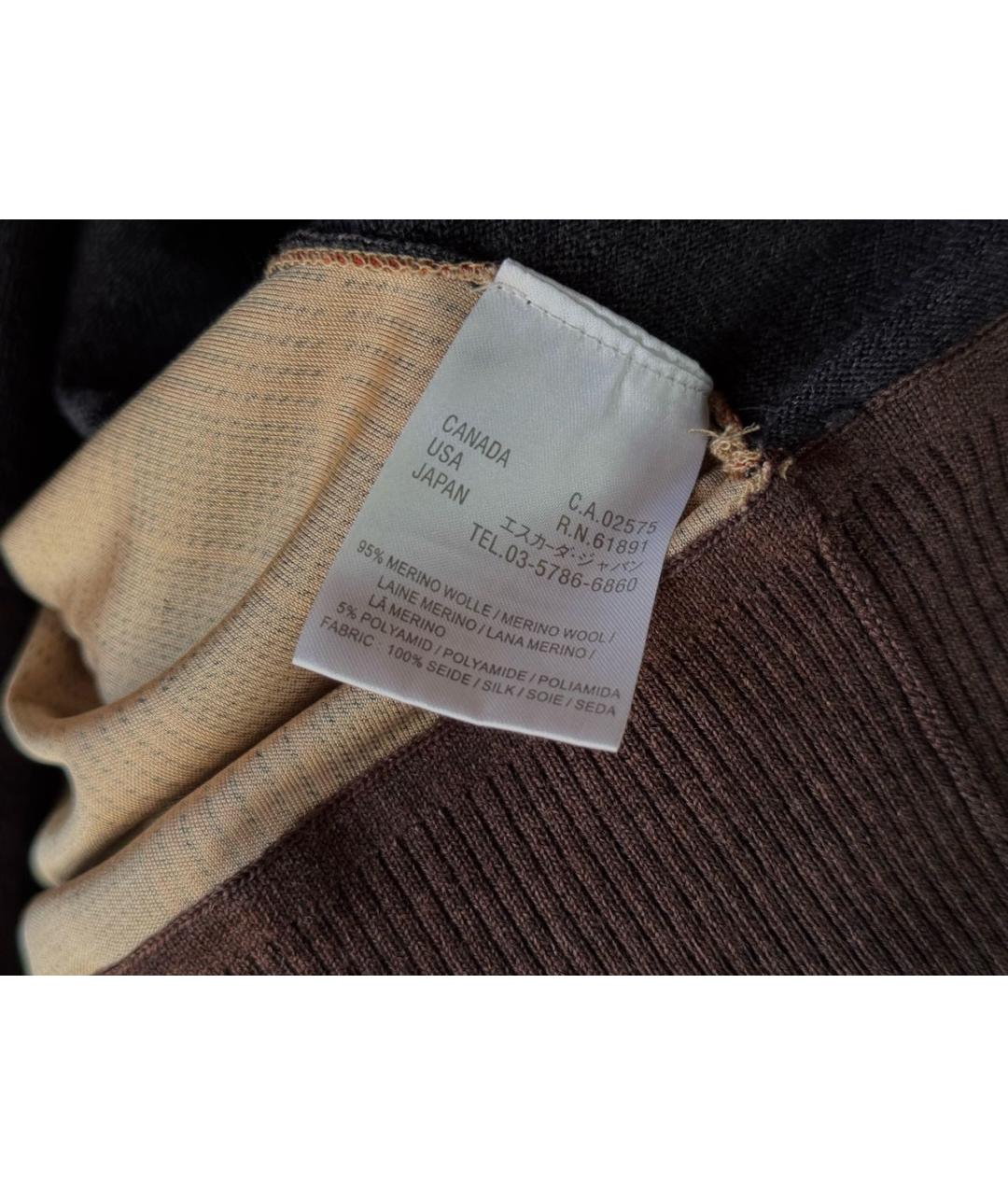 ESCADA Коричневый шерстяной кардиган, фото 7