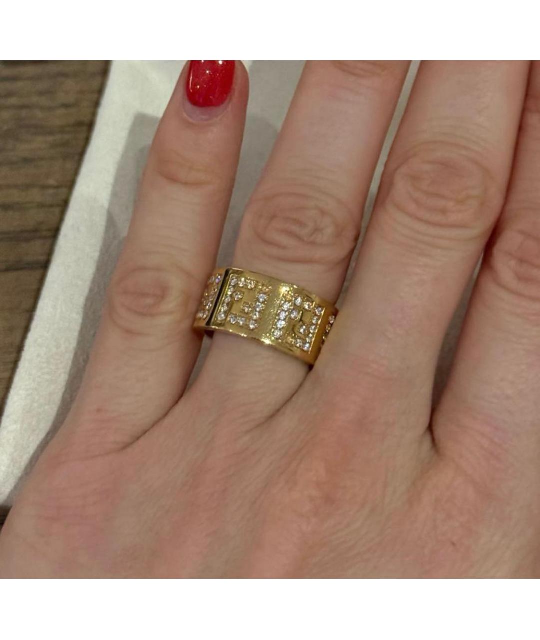 FENDI Золотое кольцо, фото 4