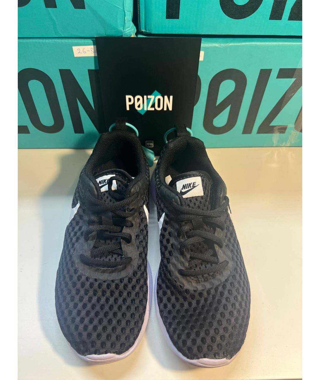 NIKE Черные синтетические кроссовки, фото 6