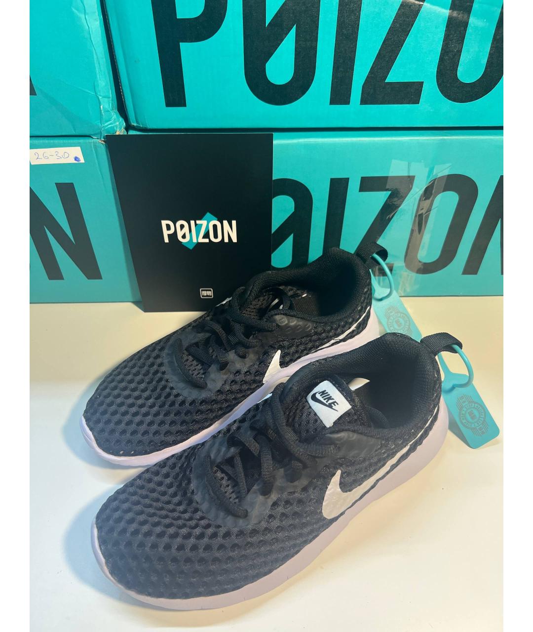 NIKE Черные синтетические кроссовки, фото 7