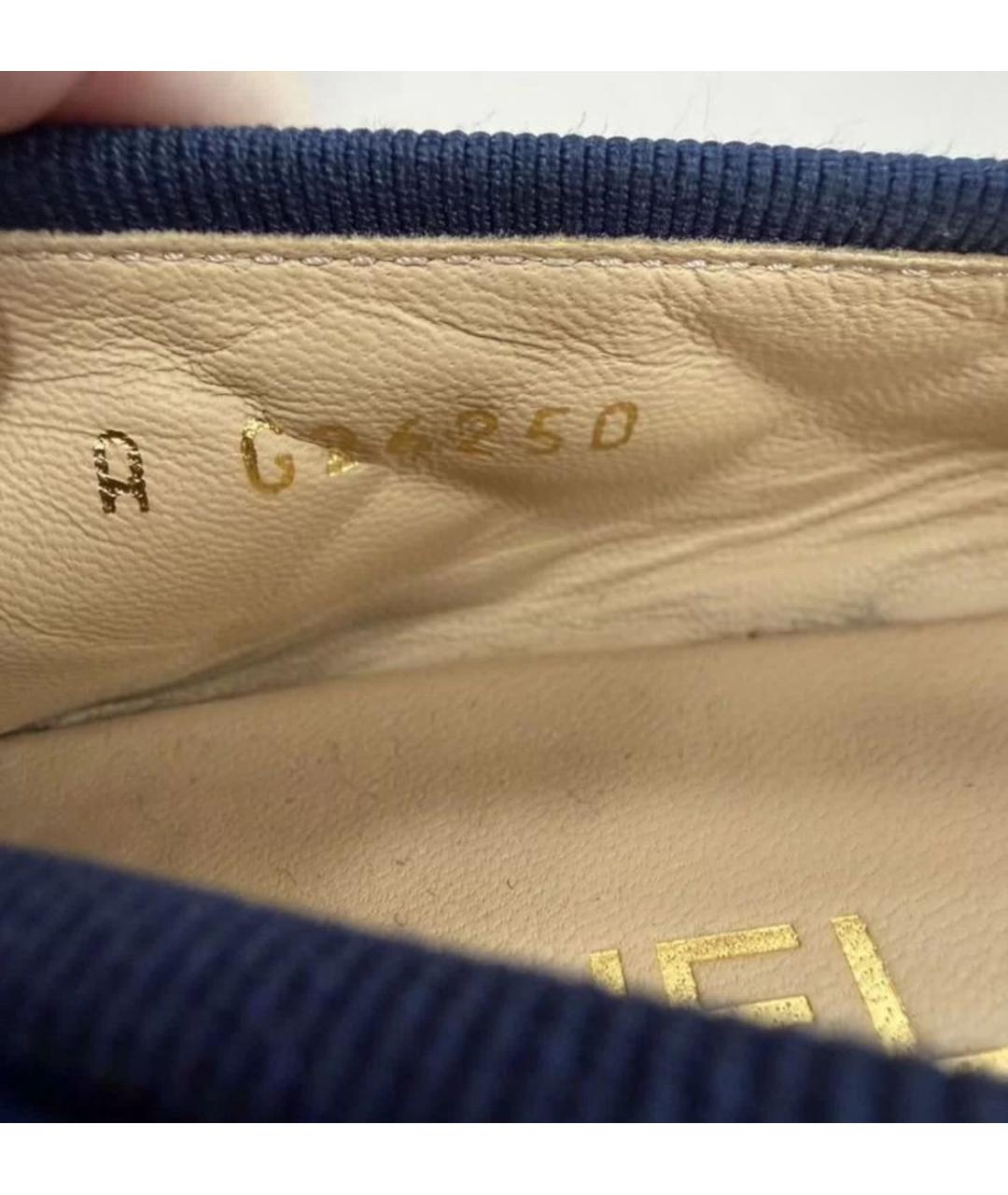 CHANEL Синие замшевые балетки, фото 5