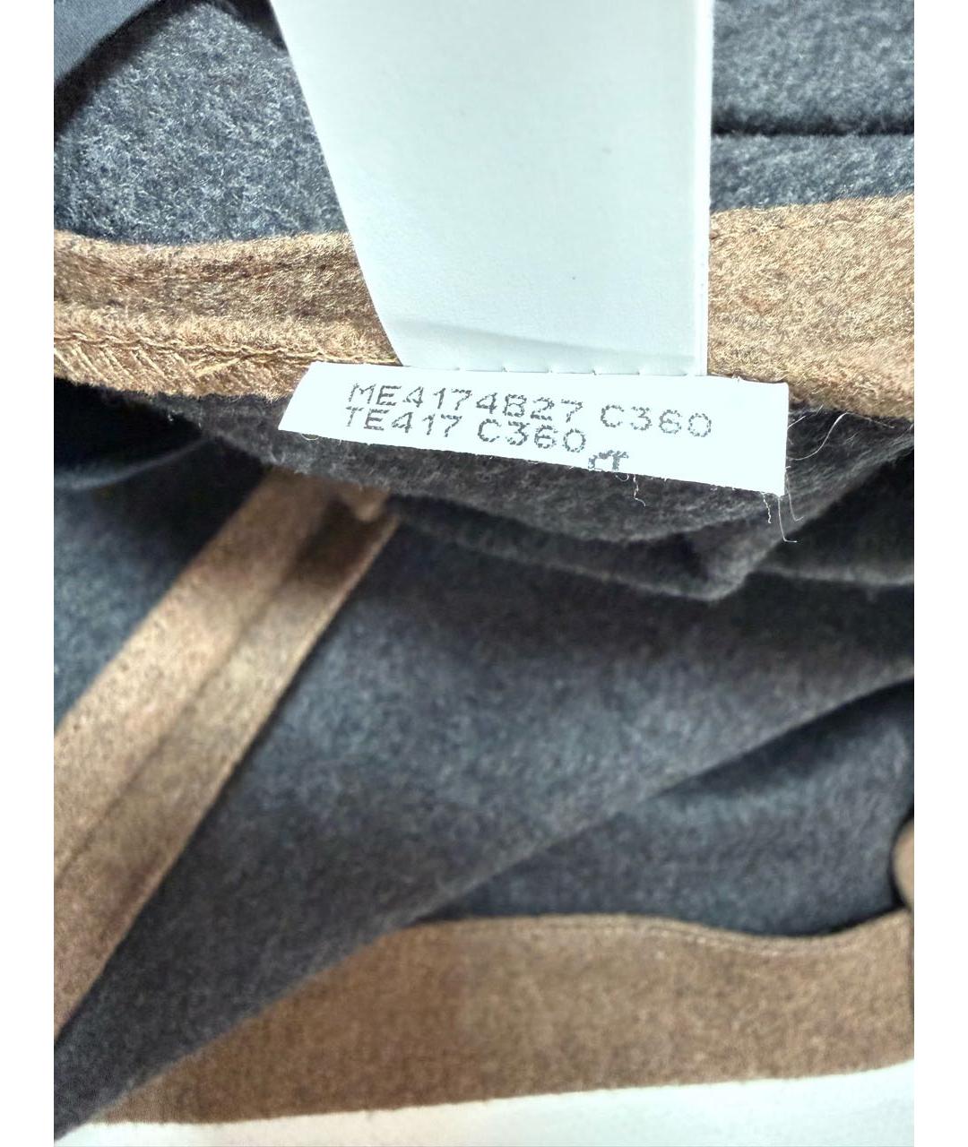 BRUNELLO CUCINELLI Коричневое шерстяное пальто, фото 7