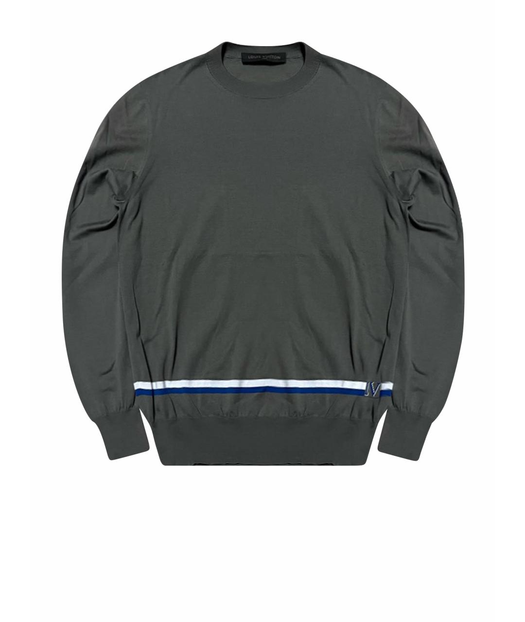 LOUIS VUITTON Мульти хлопковый джемпер / свитер, фото 9