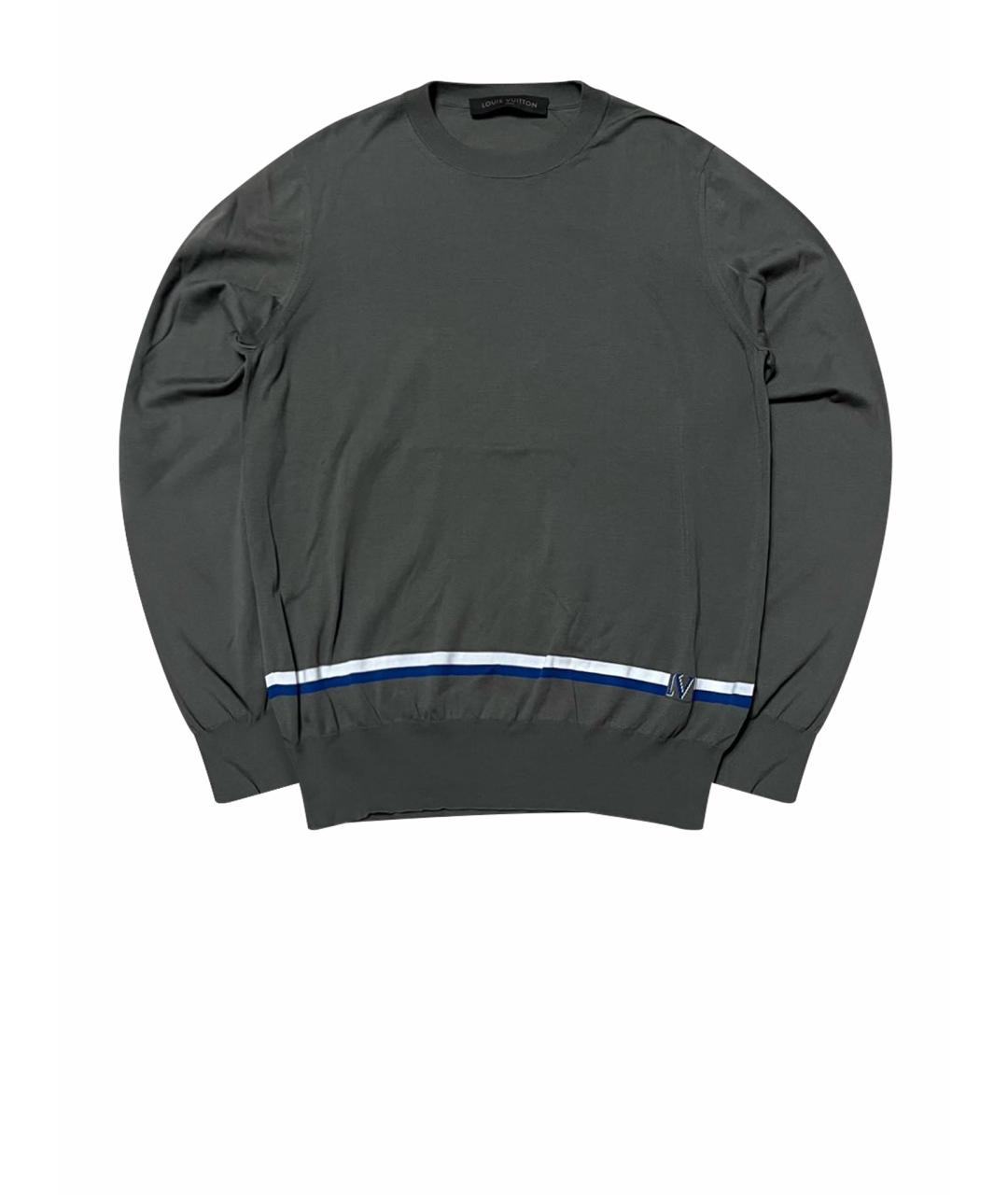 LOUIS VUITTON Мульти хлопковый джемпер / свитер, фото 1