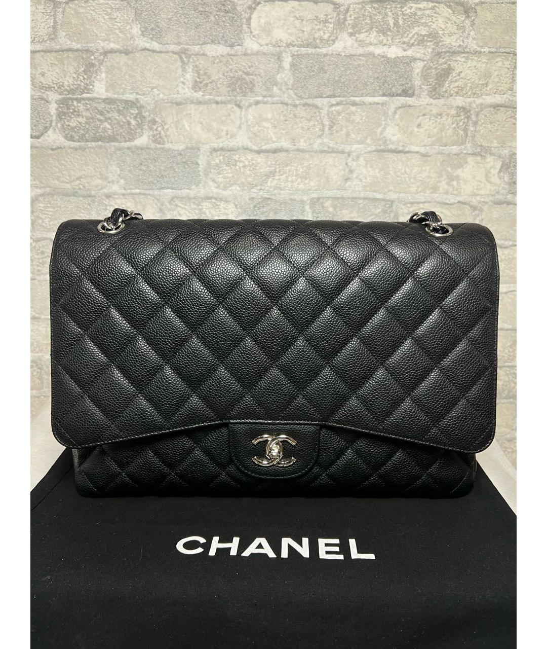 CHANEL Черная кожаная сумка через плечо, фото 9