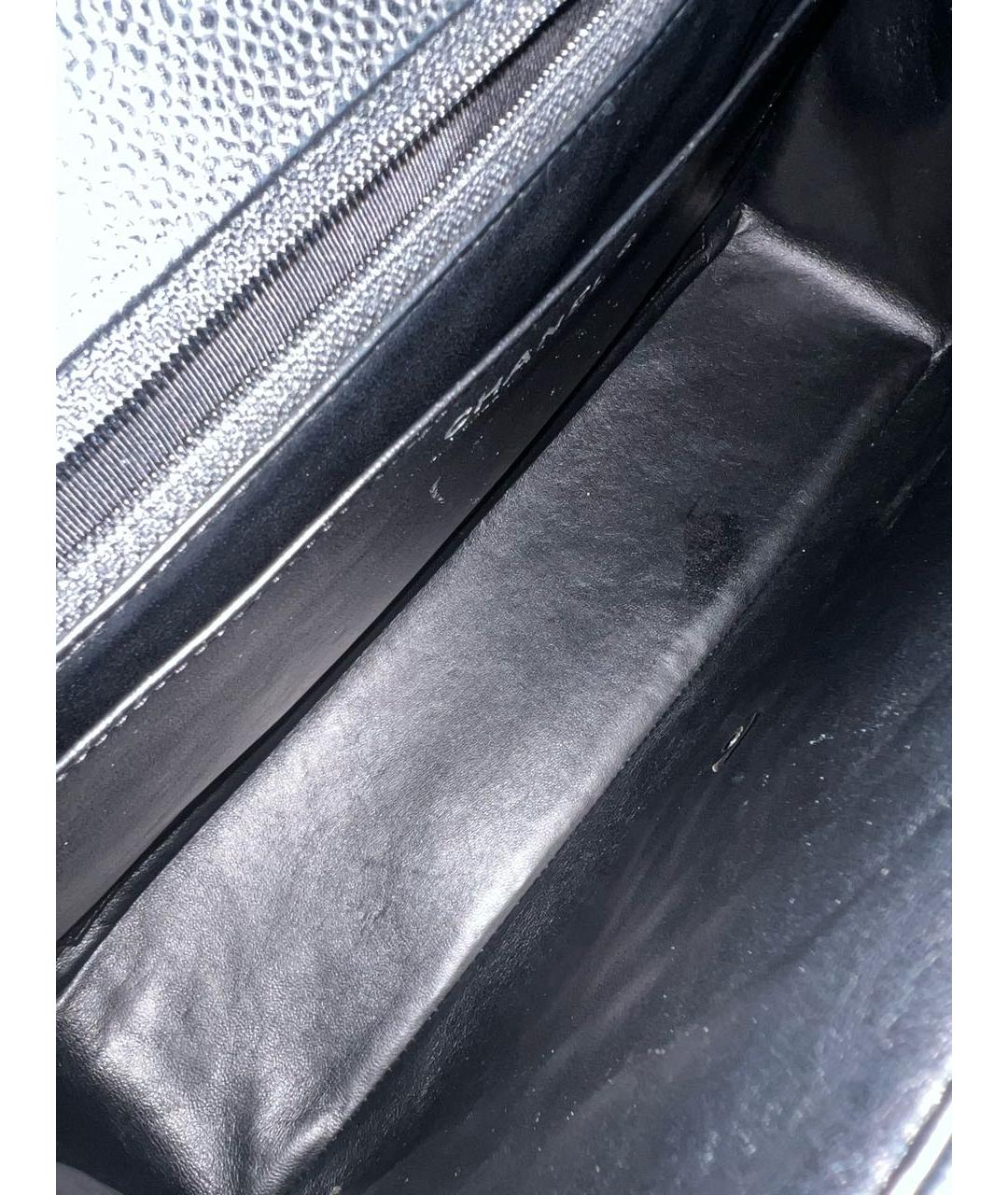 CHANEL Черная кожаная сумка через плечо, фото 8
