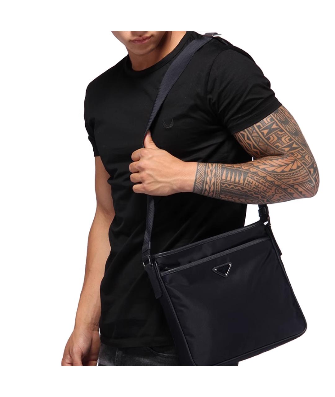 PRADA Черная сумка на плечо, фото 2