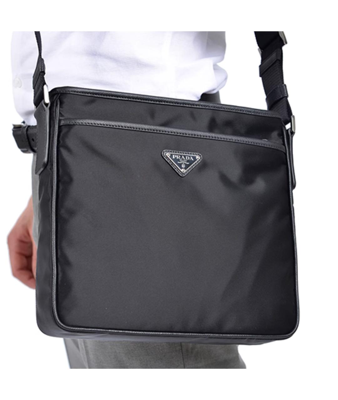 PRADA Черная сумка на плечо, фото 5