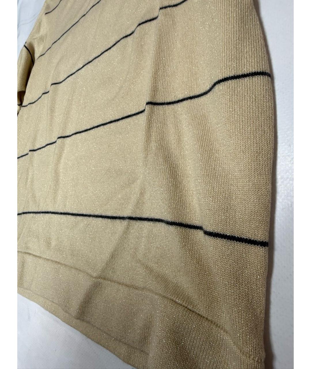 BRUNELLO CUCINELLI Желтый кашемировый джемпер / свитер, фото 2