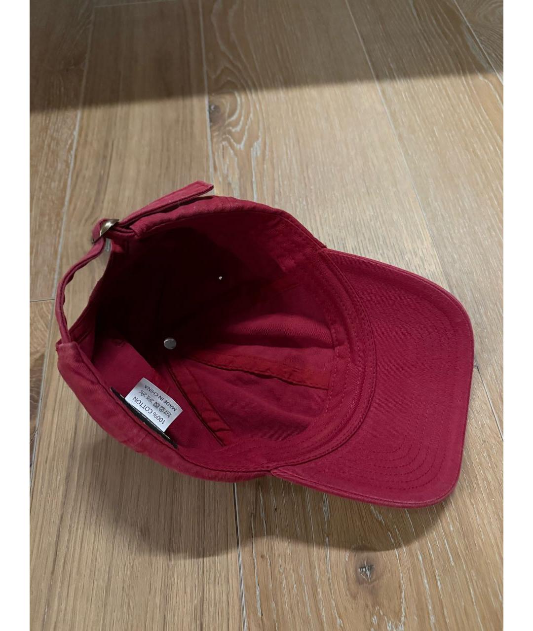 PLANTA ROSA Бордовая хлопковая кепка, фото 6