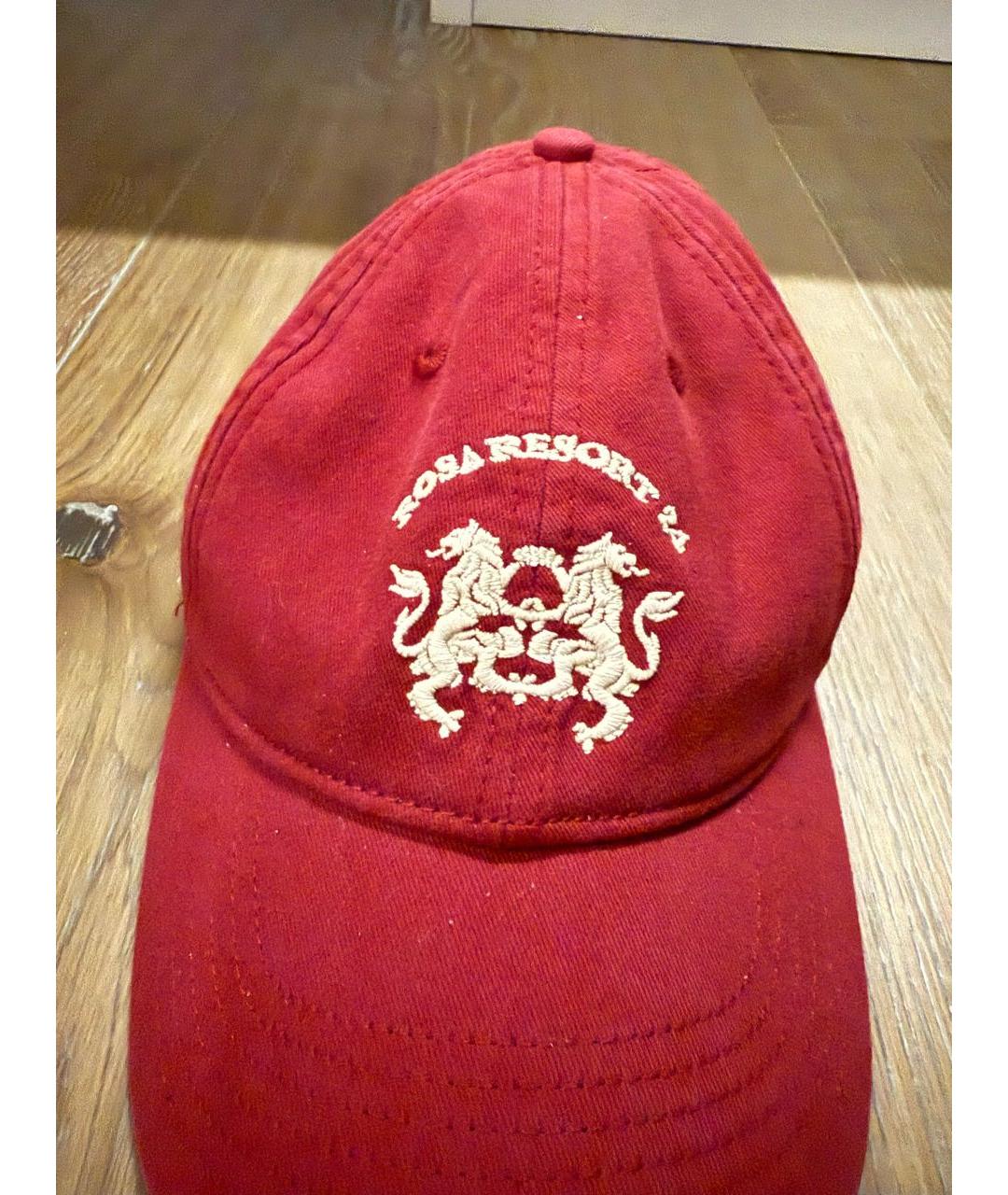 PLANTA ROSA Бордовая хлопковая кепка, фото 4