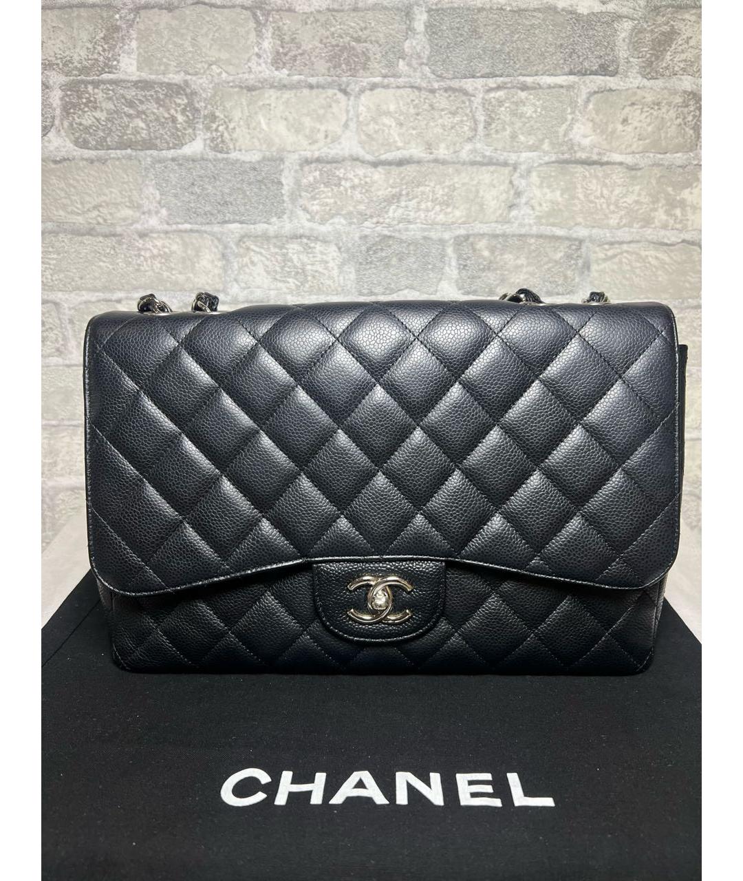 CHANEL Черная кожаная сумка через плечо, фото 9
