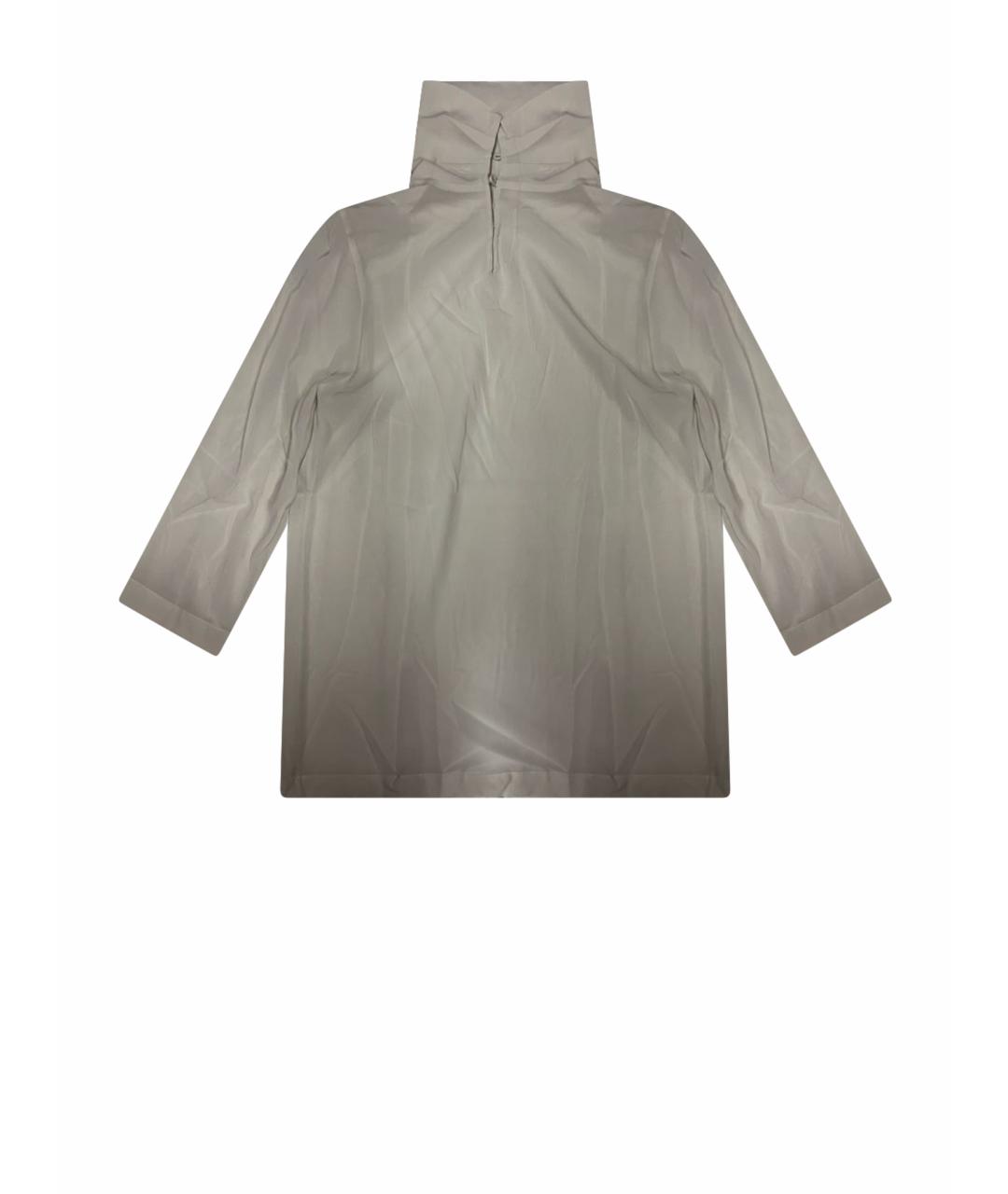 BRUNELLO CUCINELLI Бежевая шелковая рубашка, фото 1