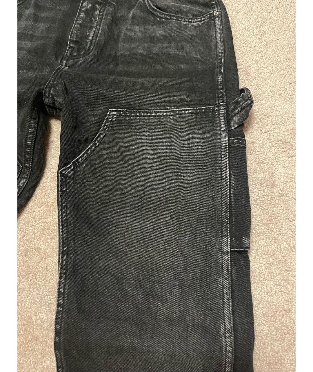 AMIRI Серые хлопковые джинсы, фото 4