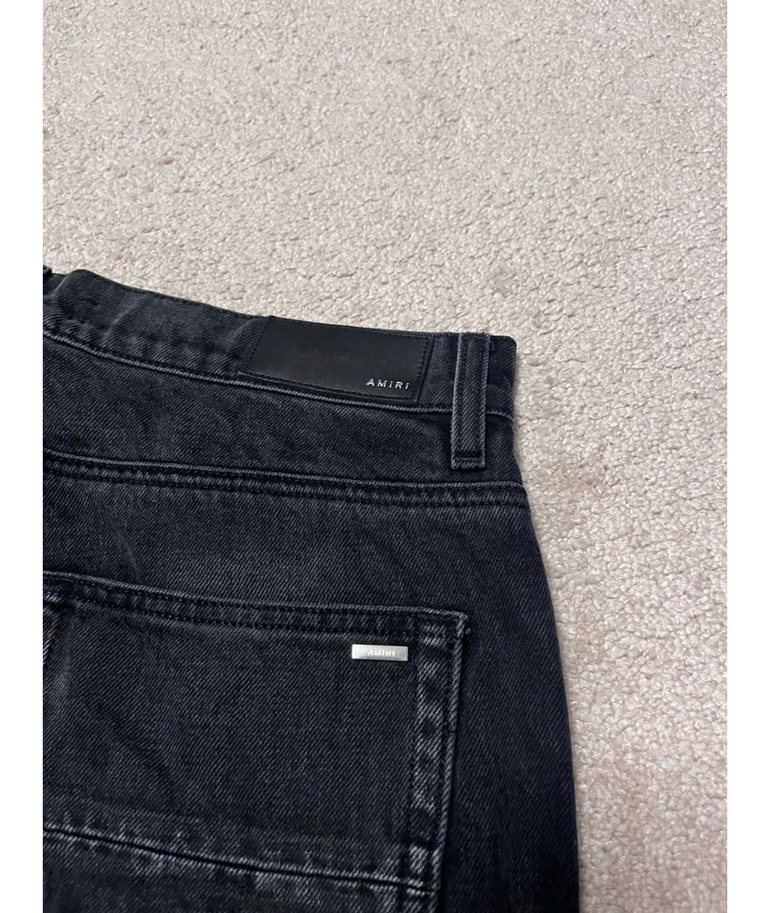 AMIRI Серые хлопковые джинсы, фото 6