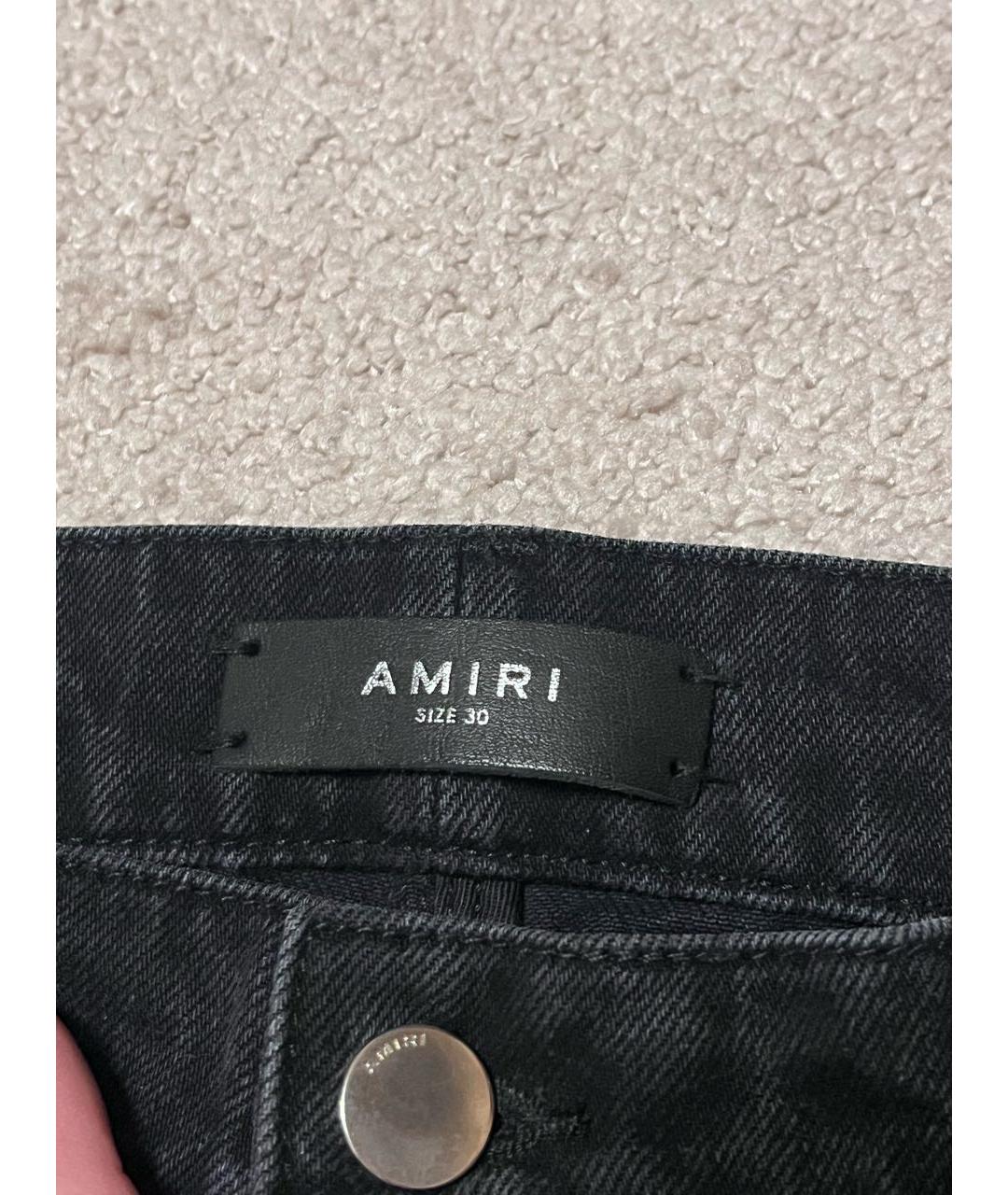 AMIRI Серые хлопковые джинсы, фото 7
