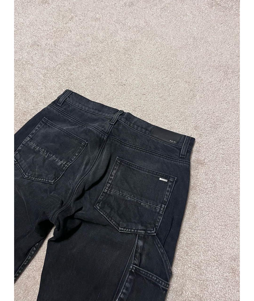 AMIRI Серые хлопковые джинсы, фото 5