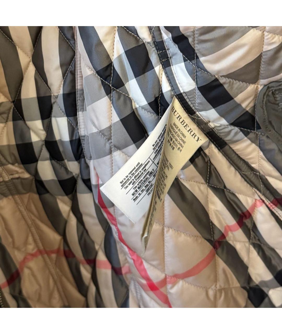 BURBERRY Хаки полиэстеровый тренч/плащ, фото 4
