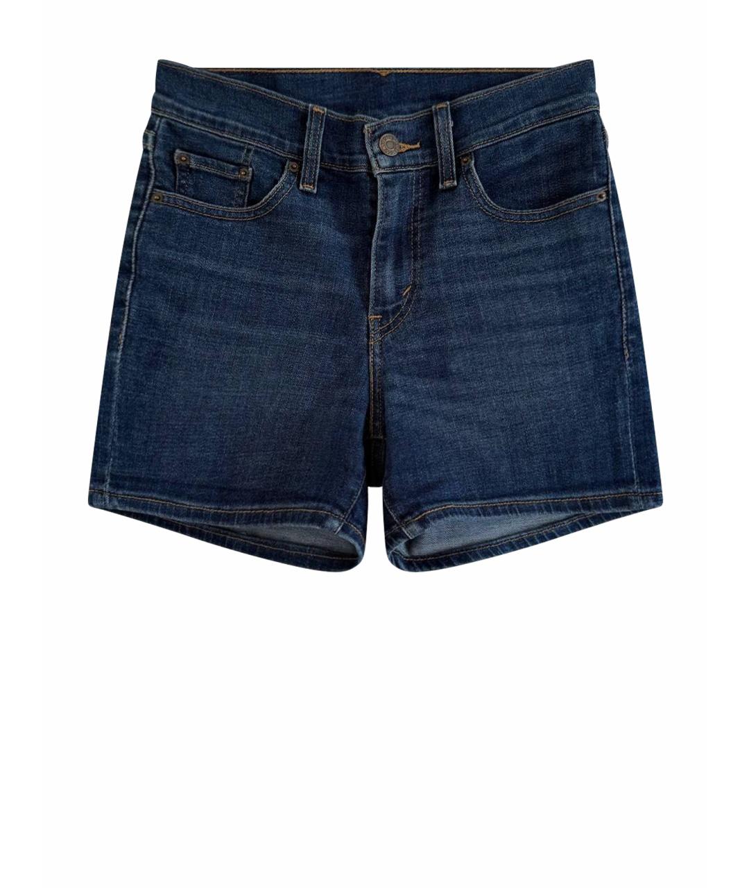 LEVI'S Синие деним шорты, фото 1
