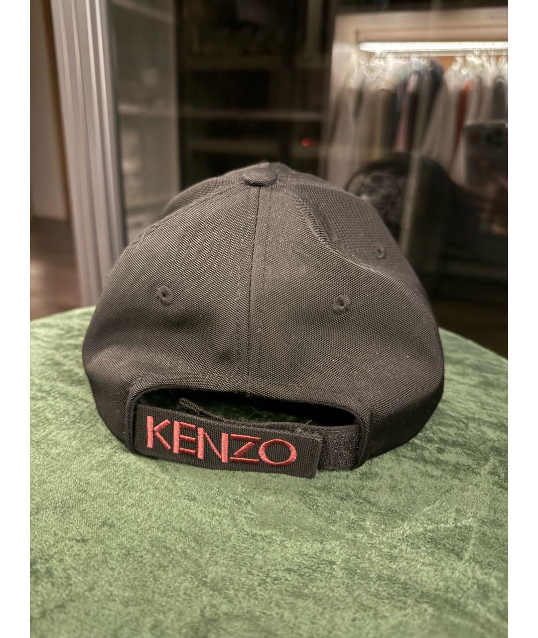 KENZO Черная кепка, фото 5