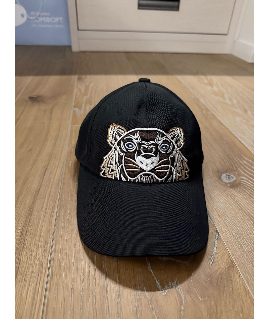 KENZO Черная кепка, фото 9