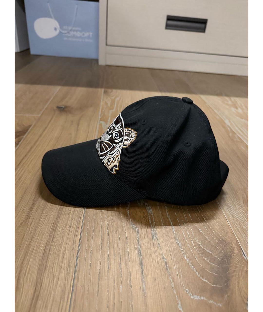 KENZO Черная кепка, фото 3