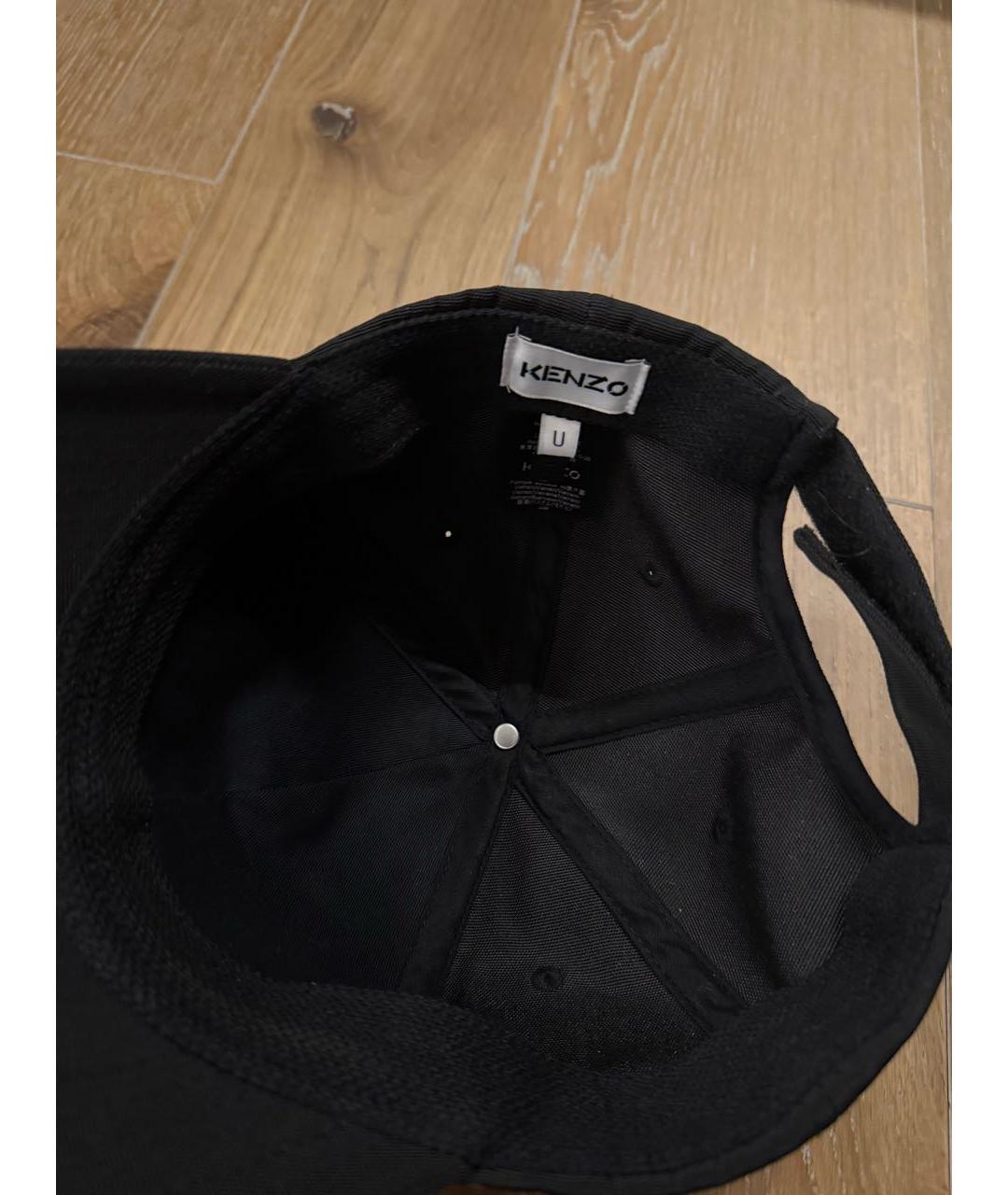 KENZO Черная кепка, фото 6