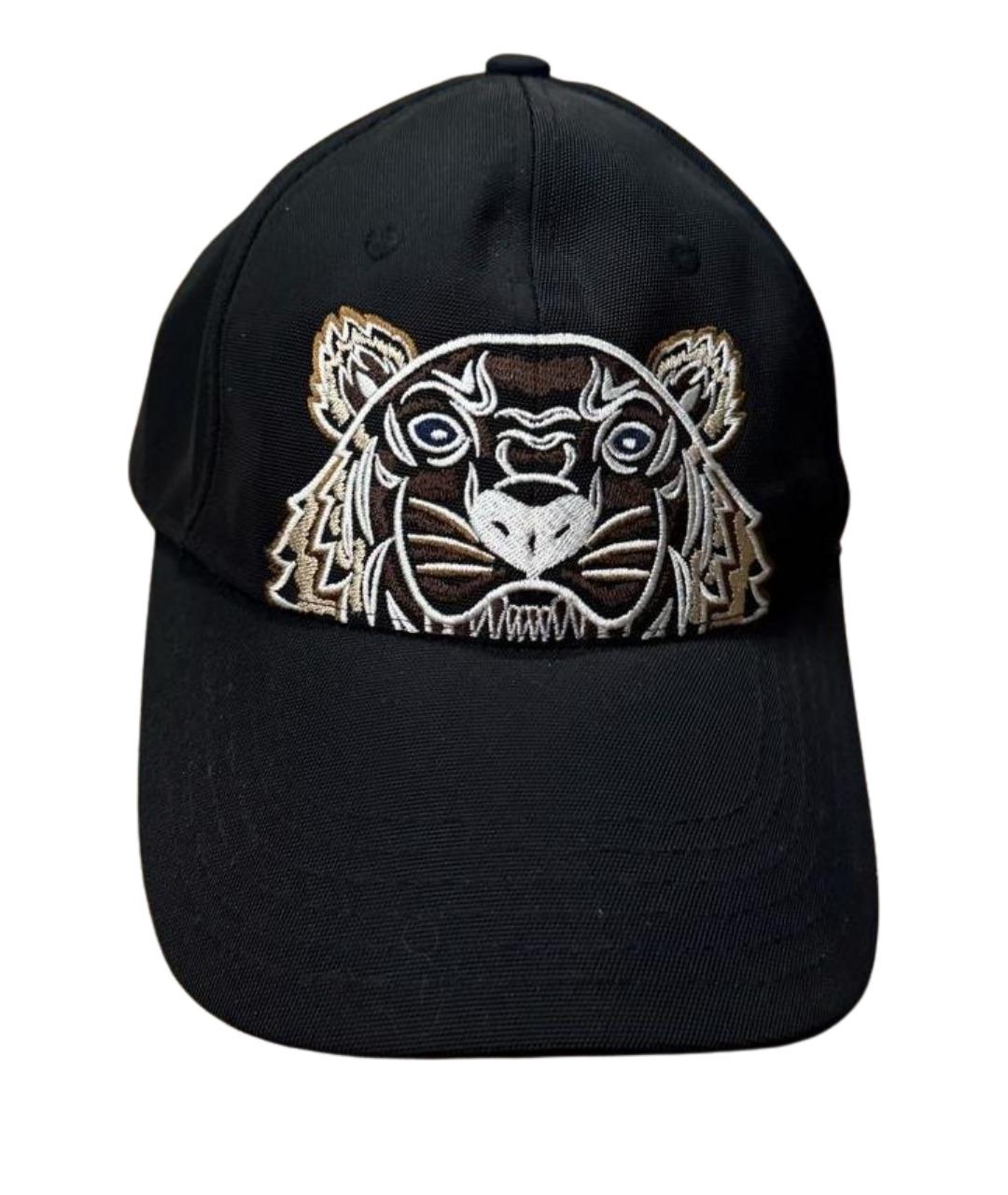 KENZO Черная кепка, фото 1