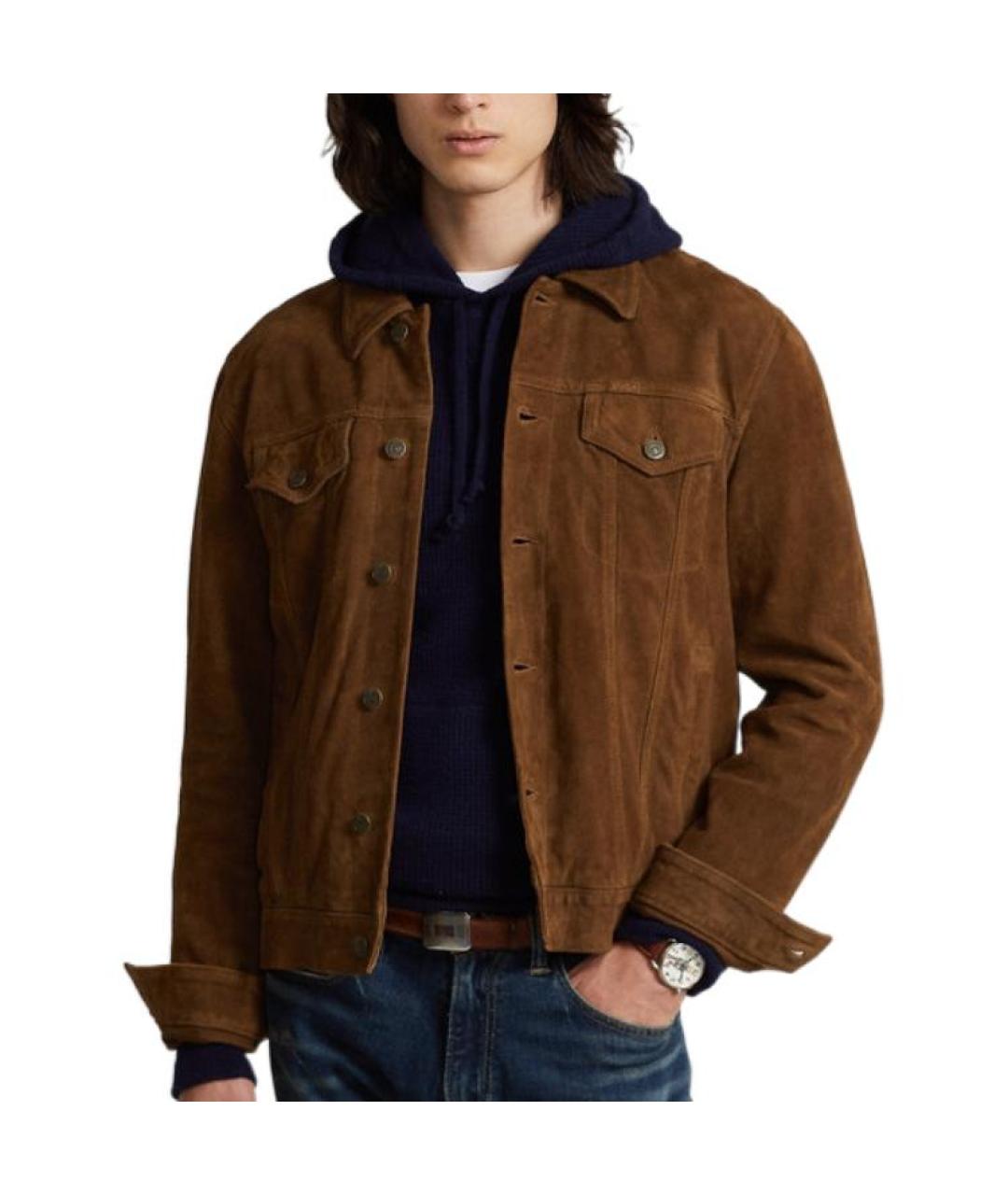 POLO RALPH LAUREN Коричневая куртка, фото 3