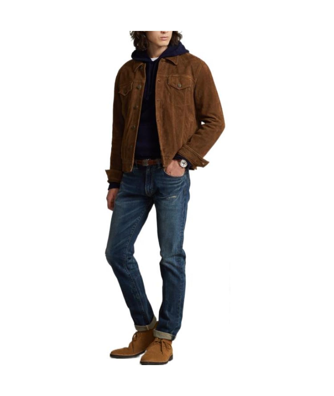 POLO RALPH LAUREN Коричневая куртка, фото 2