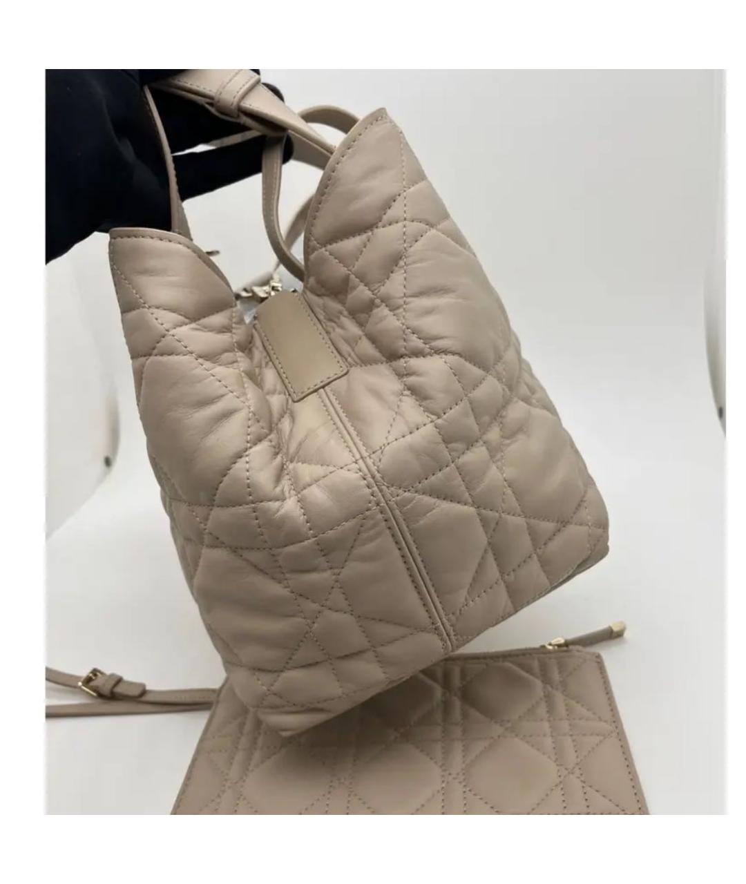 CHRISTIAN DIOR Кожаная сумка тоут, фото 3