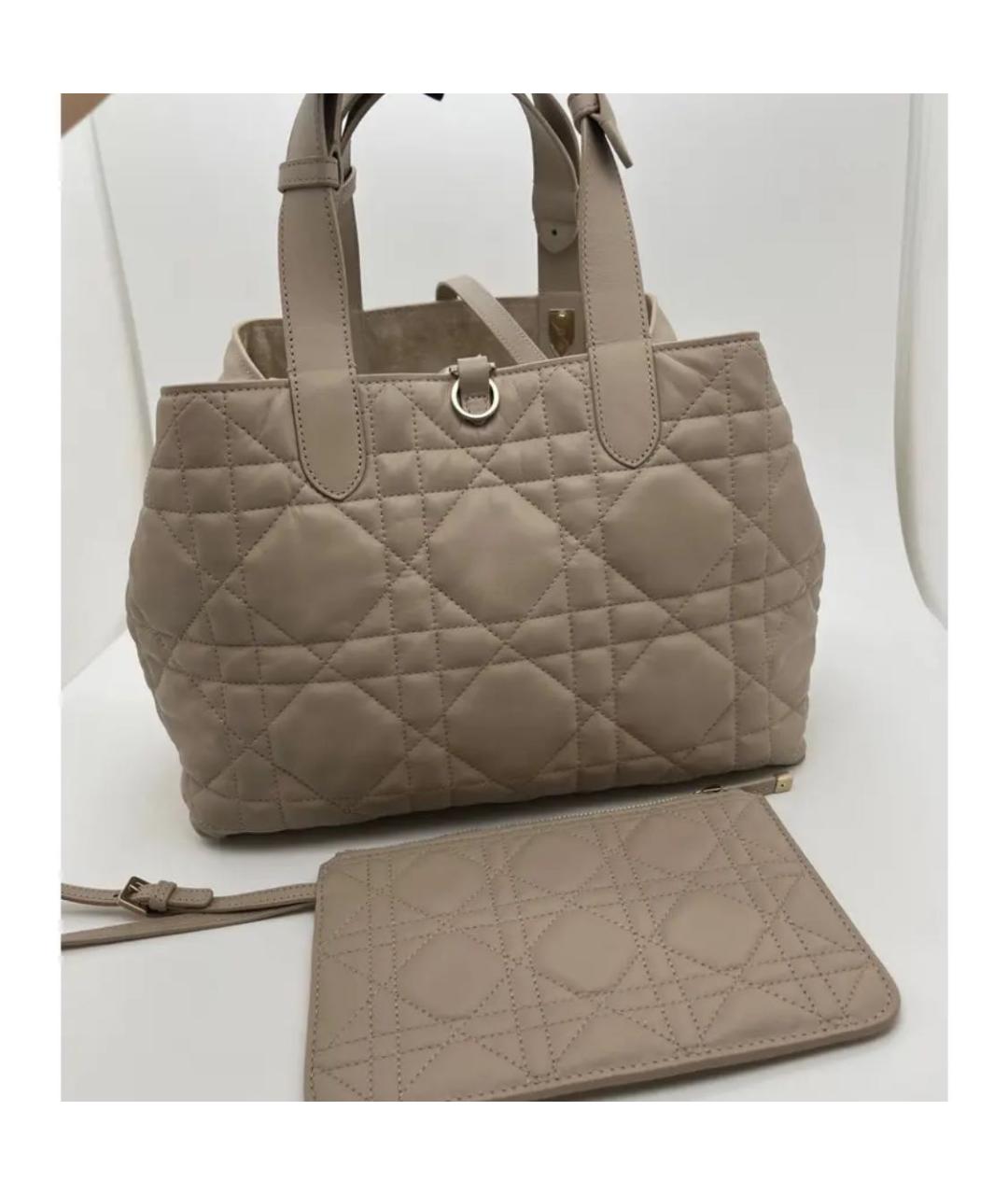 CHRISTIAN DIOR Кожаная сумка тоут, фото 2