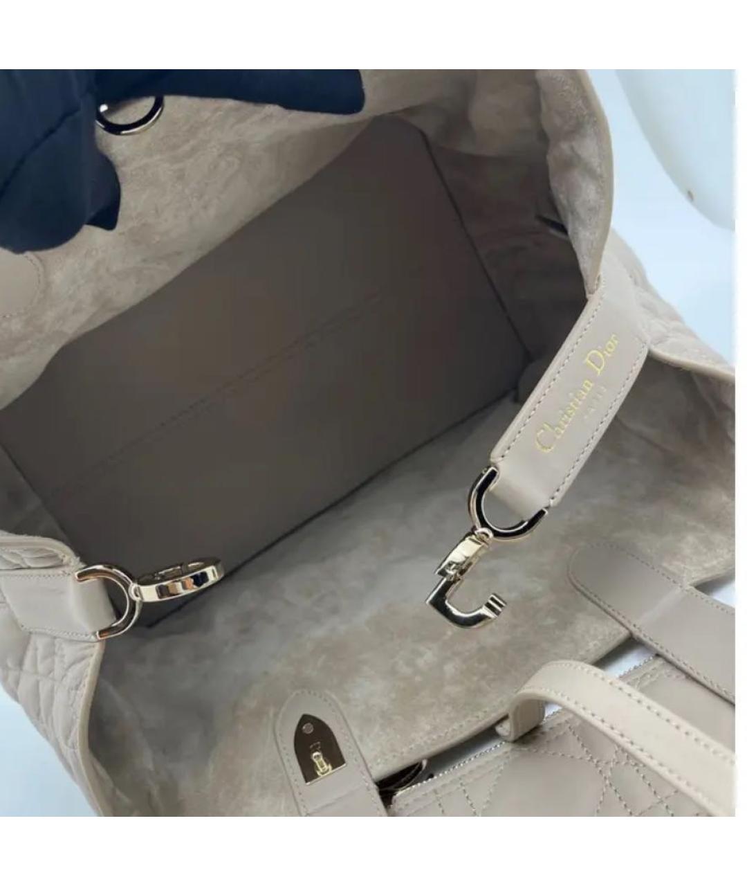 CHRISTIAN DIOR Кожаная сумка тоут, фото 6