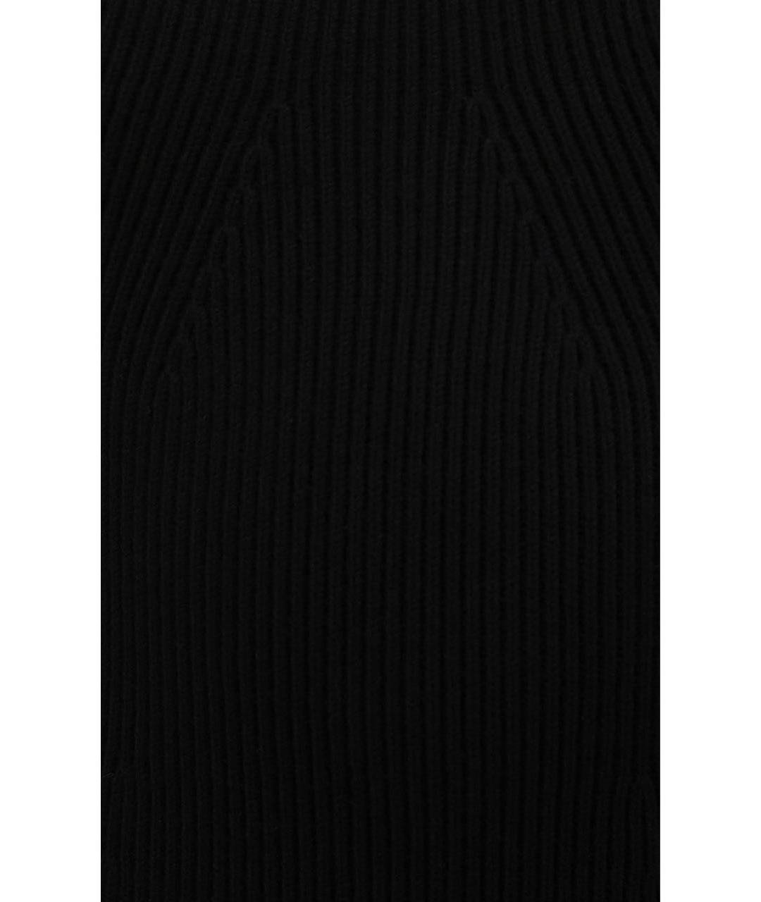 HELMUT LANG Черное вискозное коктейльное платье, фото 3