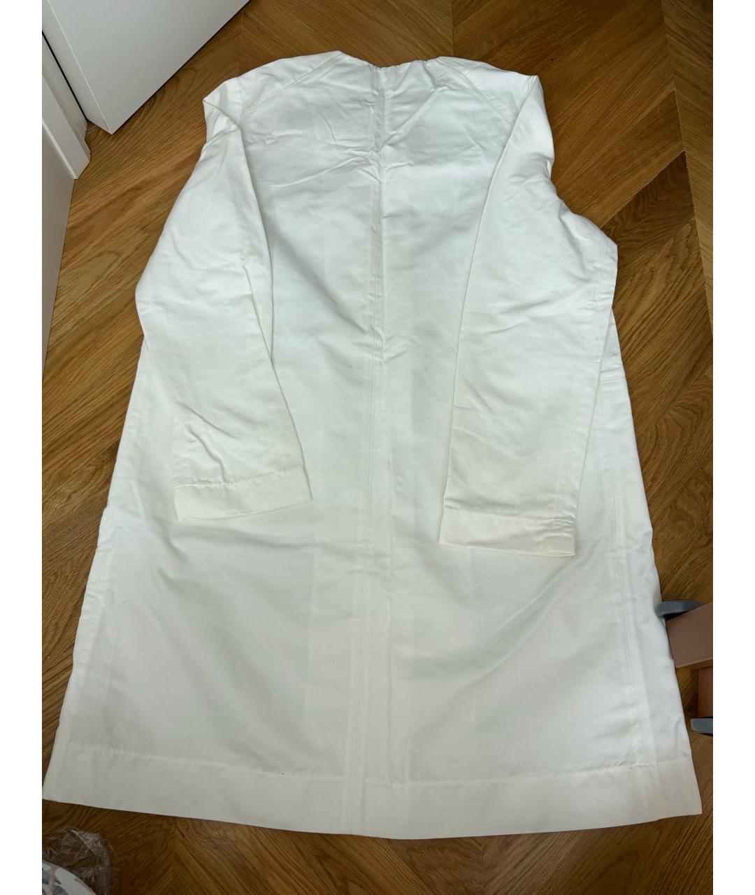 MARNI Белое хлопковое пальто, фото 3