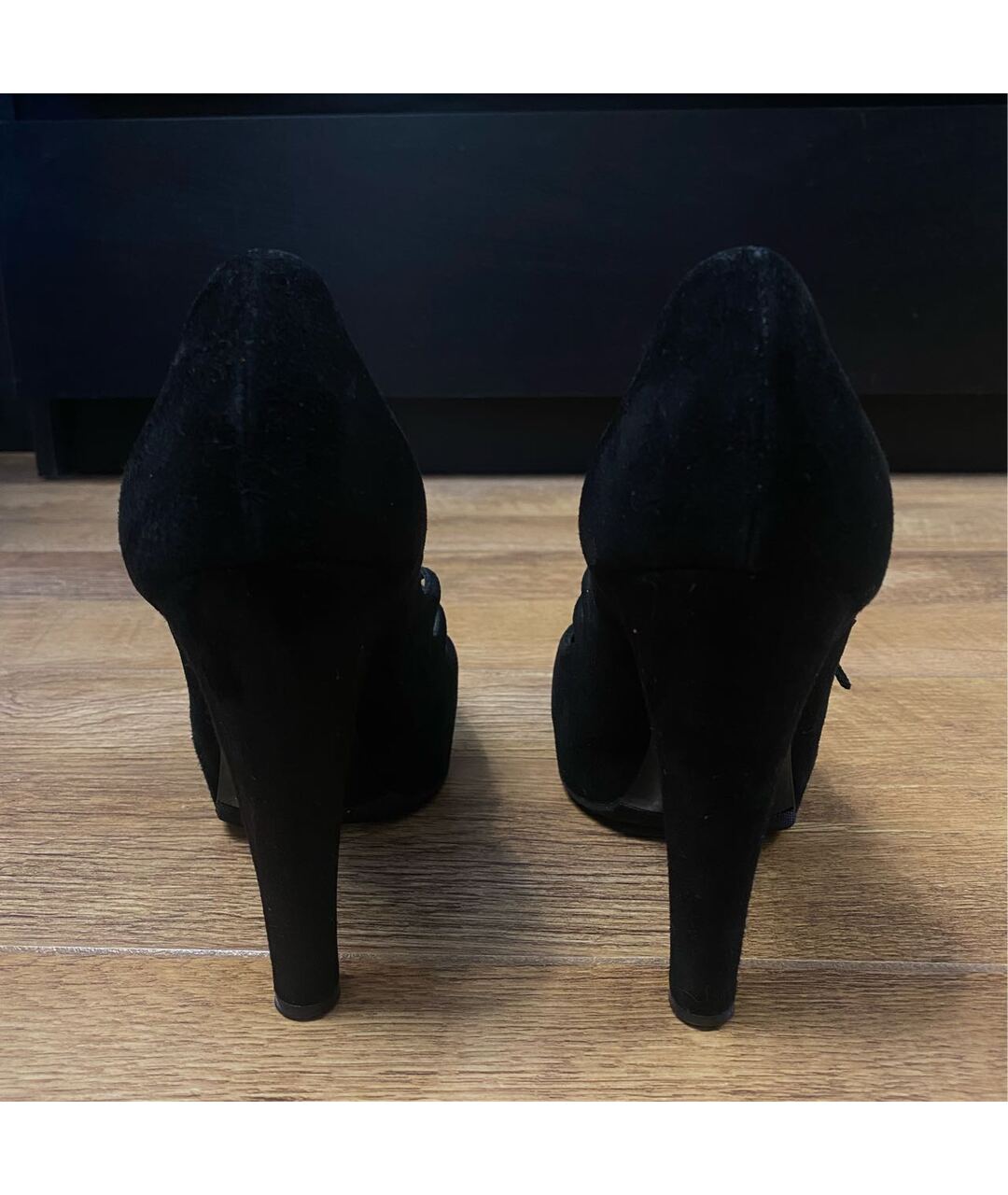 CASADEI Черные замшевые туфли, фото 4