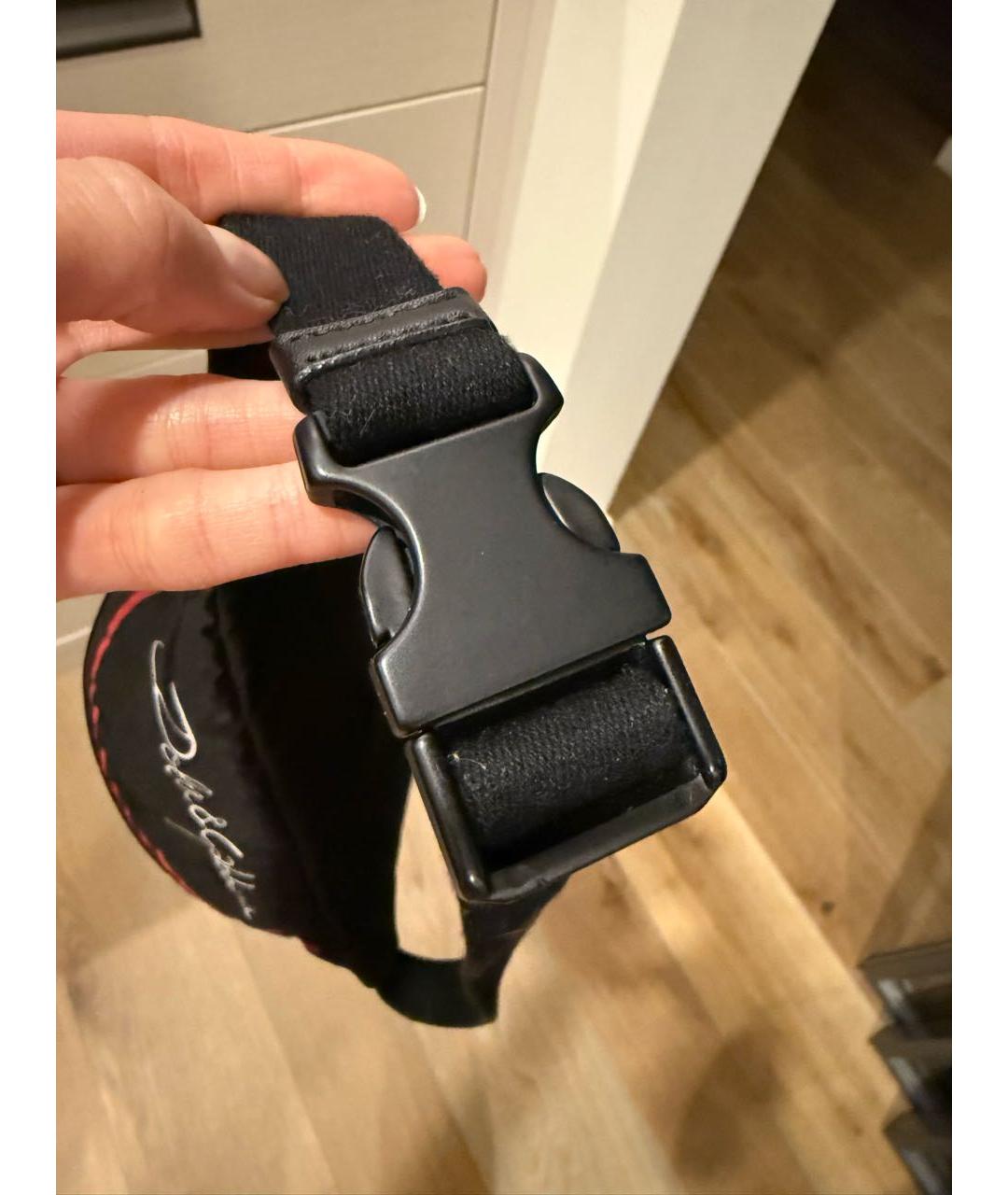 DOLCE&GABBANA Черная поясная сумка, фото 5